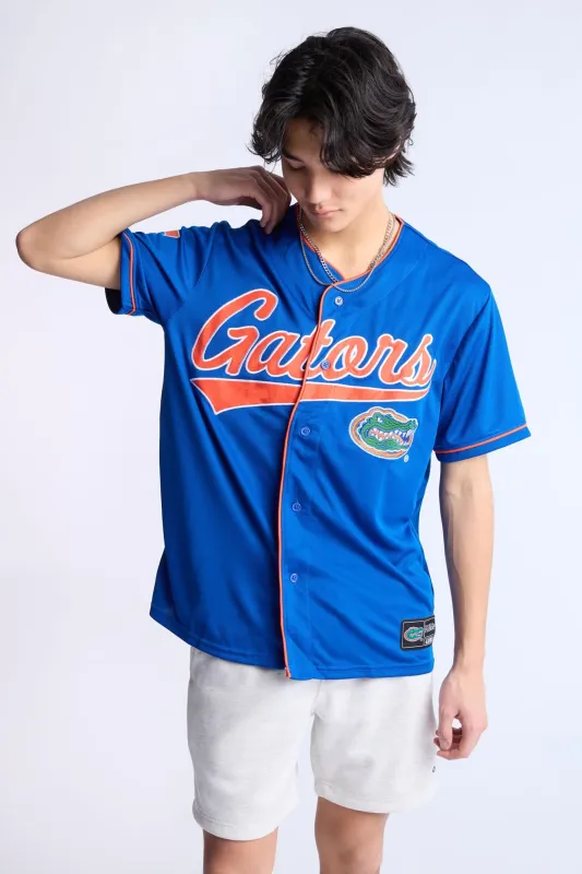 Florida Gators Button-Up Baseball Jersey sold by Bluenotes
