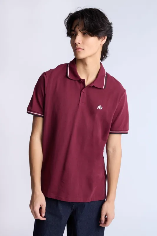 AERO A87 Embroidered Pique Polo sold by Bluenotes