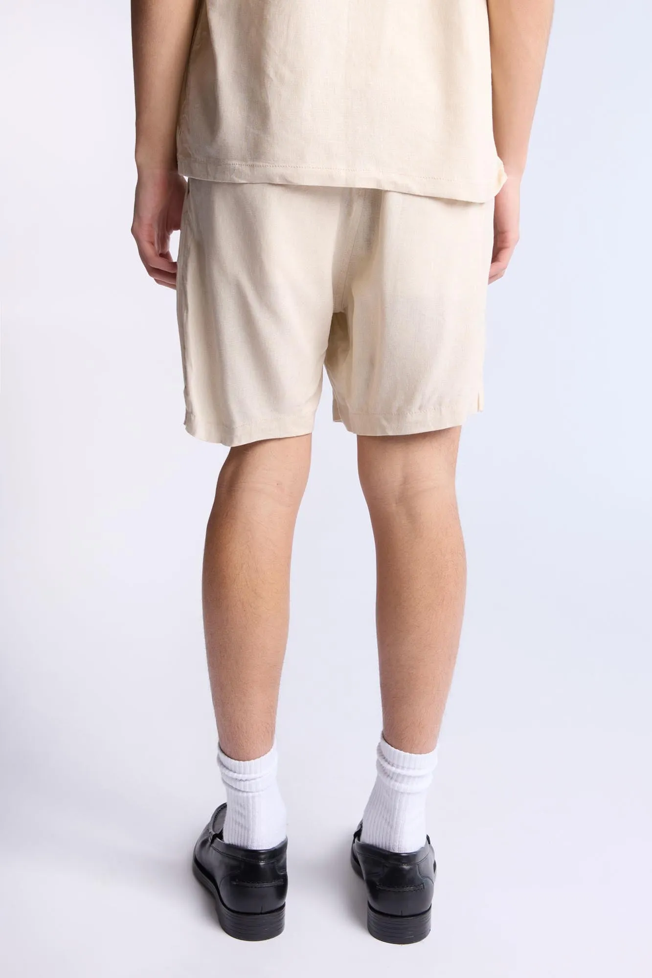 Linen-Blend 7" Shorts sold by Bluenotes product image thumbnail 4