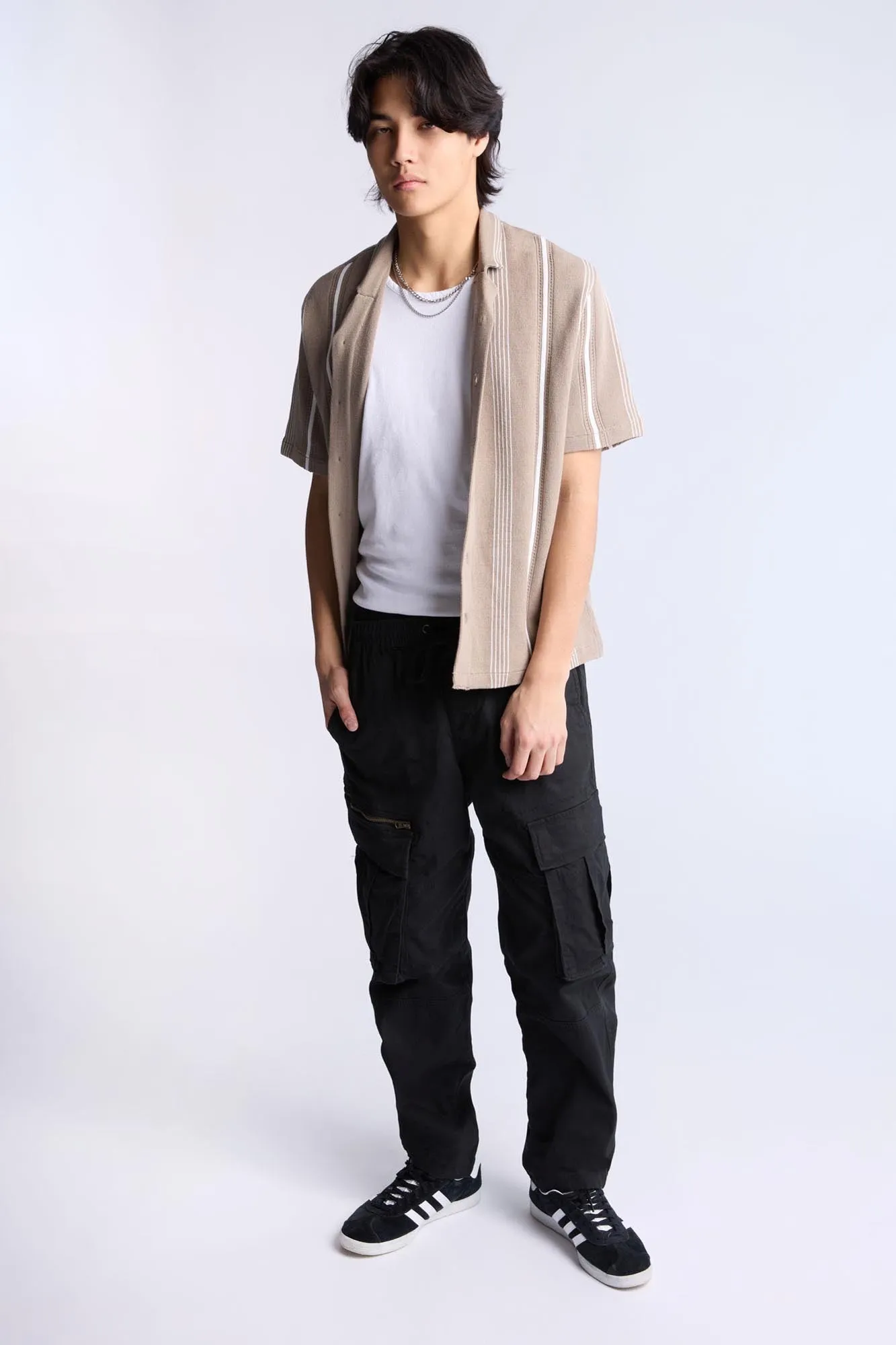 Relaxed Zip Cargo Twill Pants sold by Bluenotes product image thumbnail 5