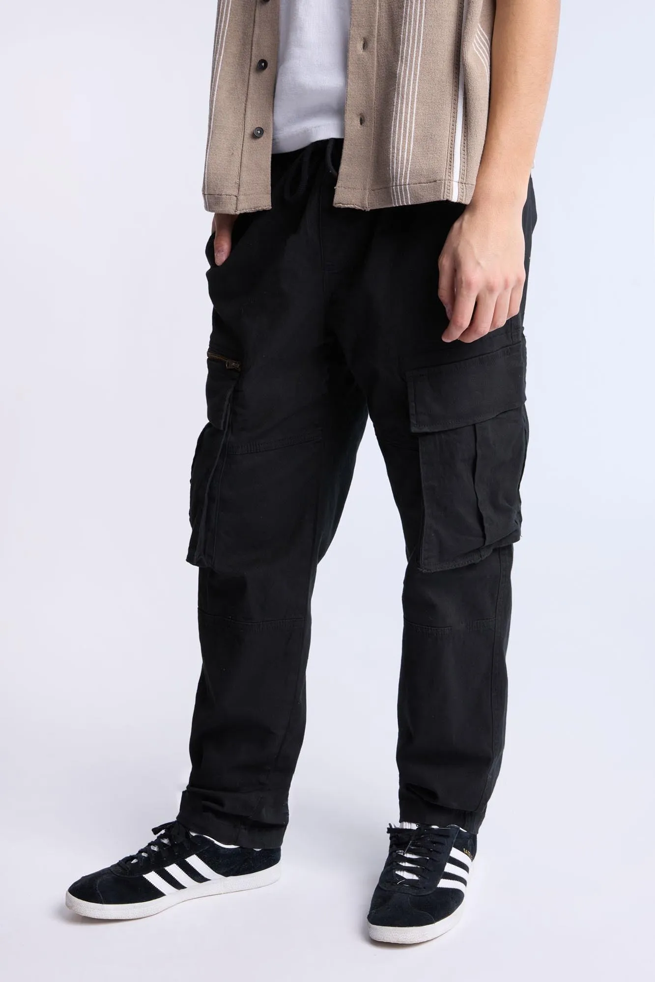 Relaxed Zip Cargo Twill Pants sold by Bluenotes product image thumbnail 2
