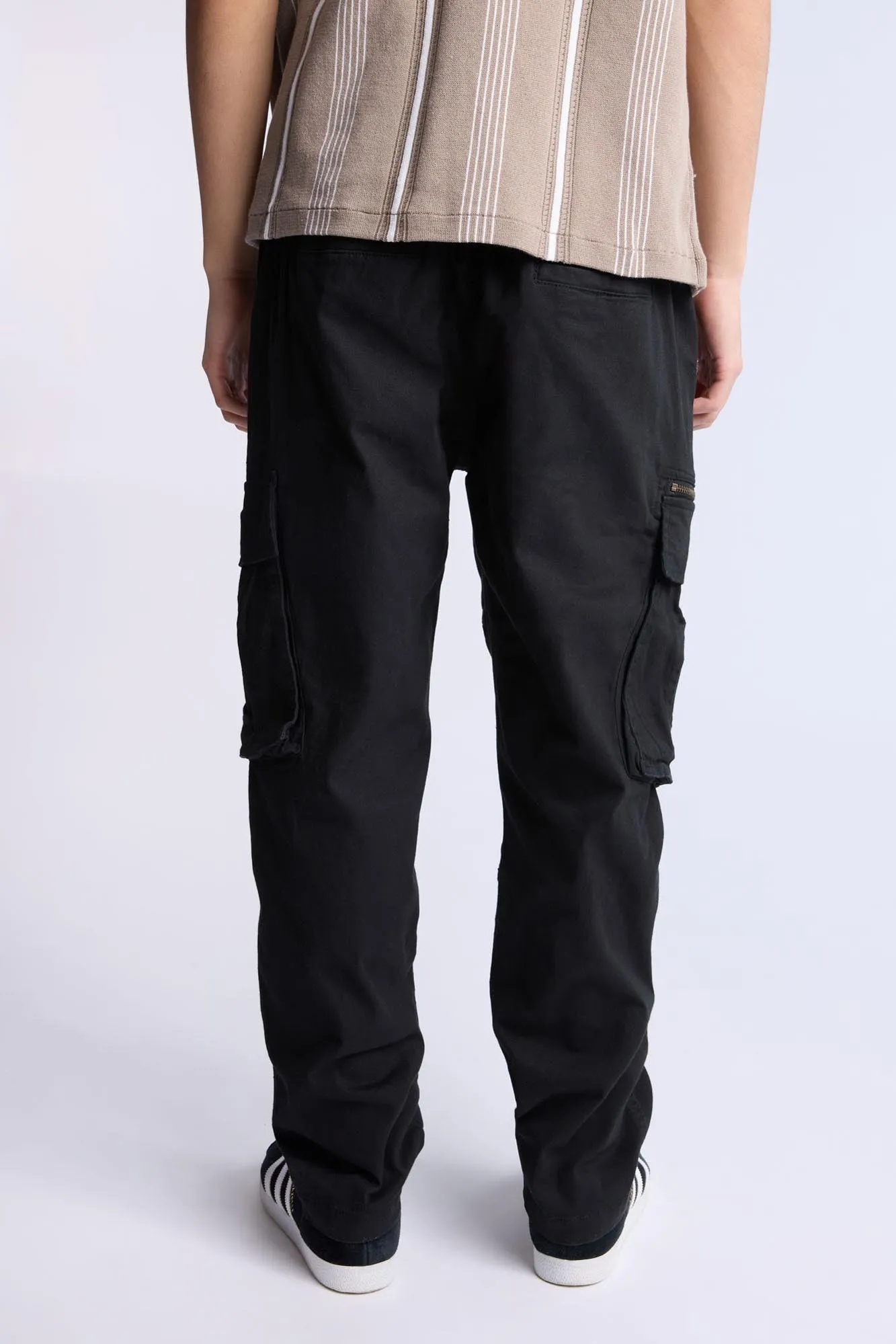 Relaxed Zip Cargo Twill Pants sold by Bluenotes product image thumbnail 4