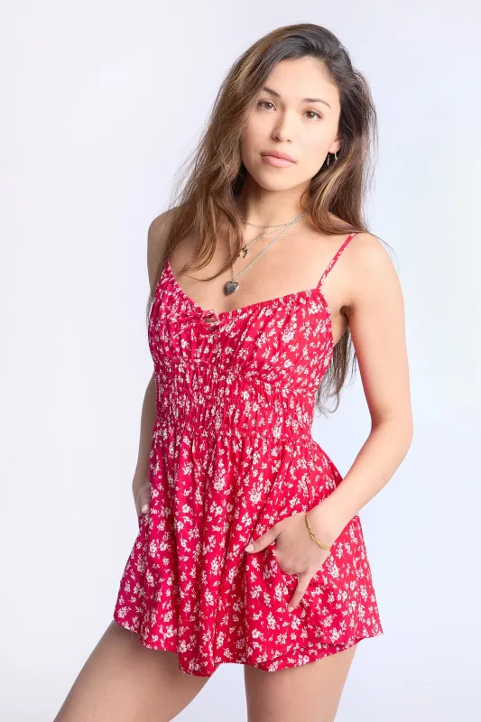 Channeled Waist Romper sold by Bluenotes