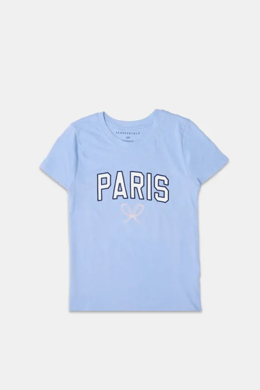 AERO Paris Bow Graphic Classic Tee sold by Bluenotes