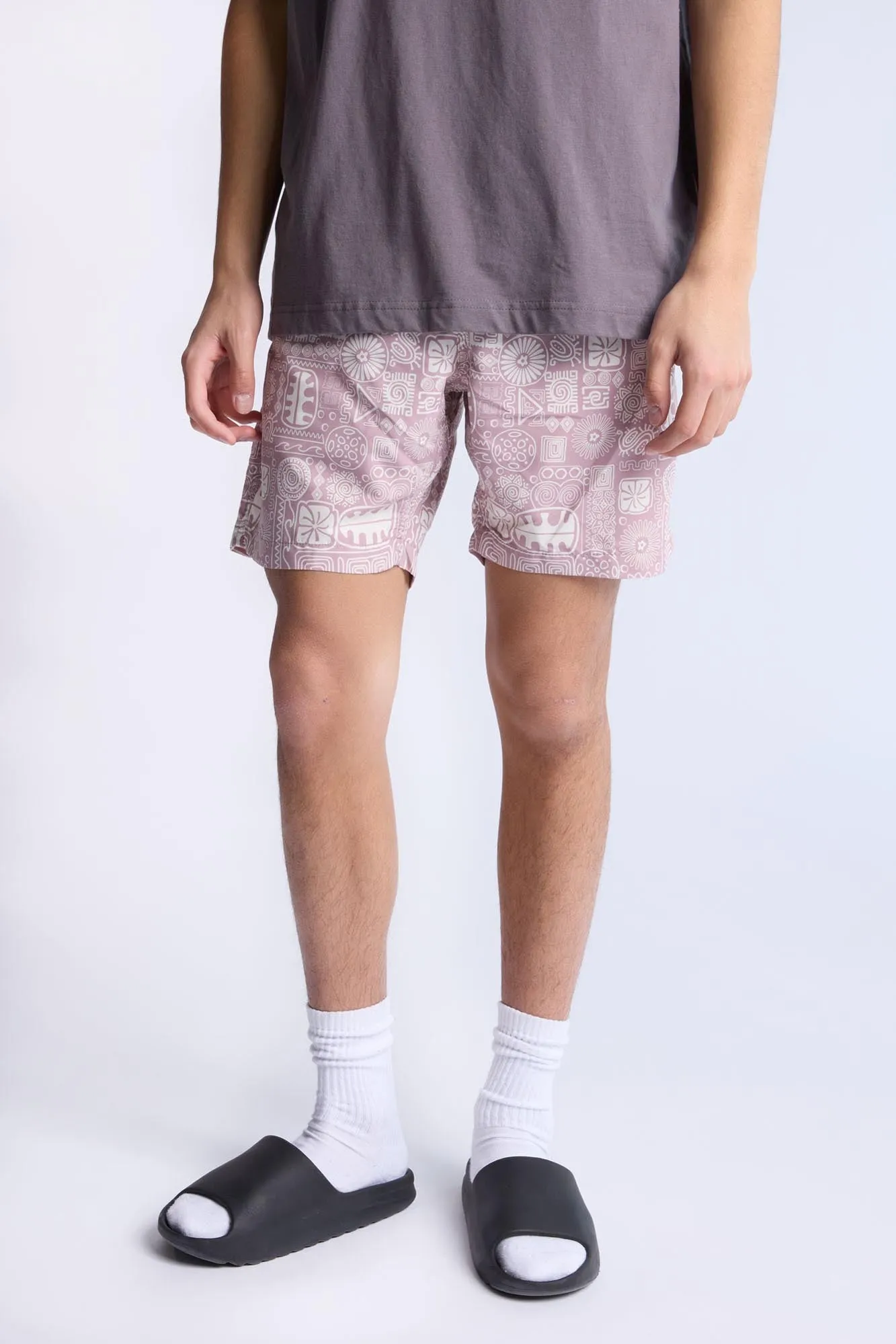 Hawaiian Printed 7" Swim Shorts sold by Bluenotes
