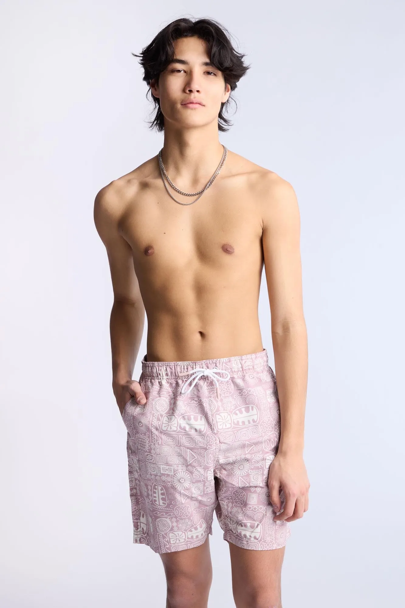 Hawaiian Printed 7" Swim Shorts sold by Bluenotes product image thumbnail 5