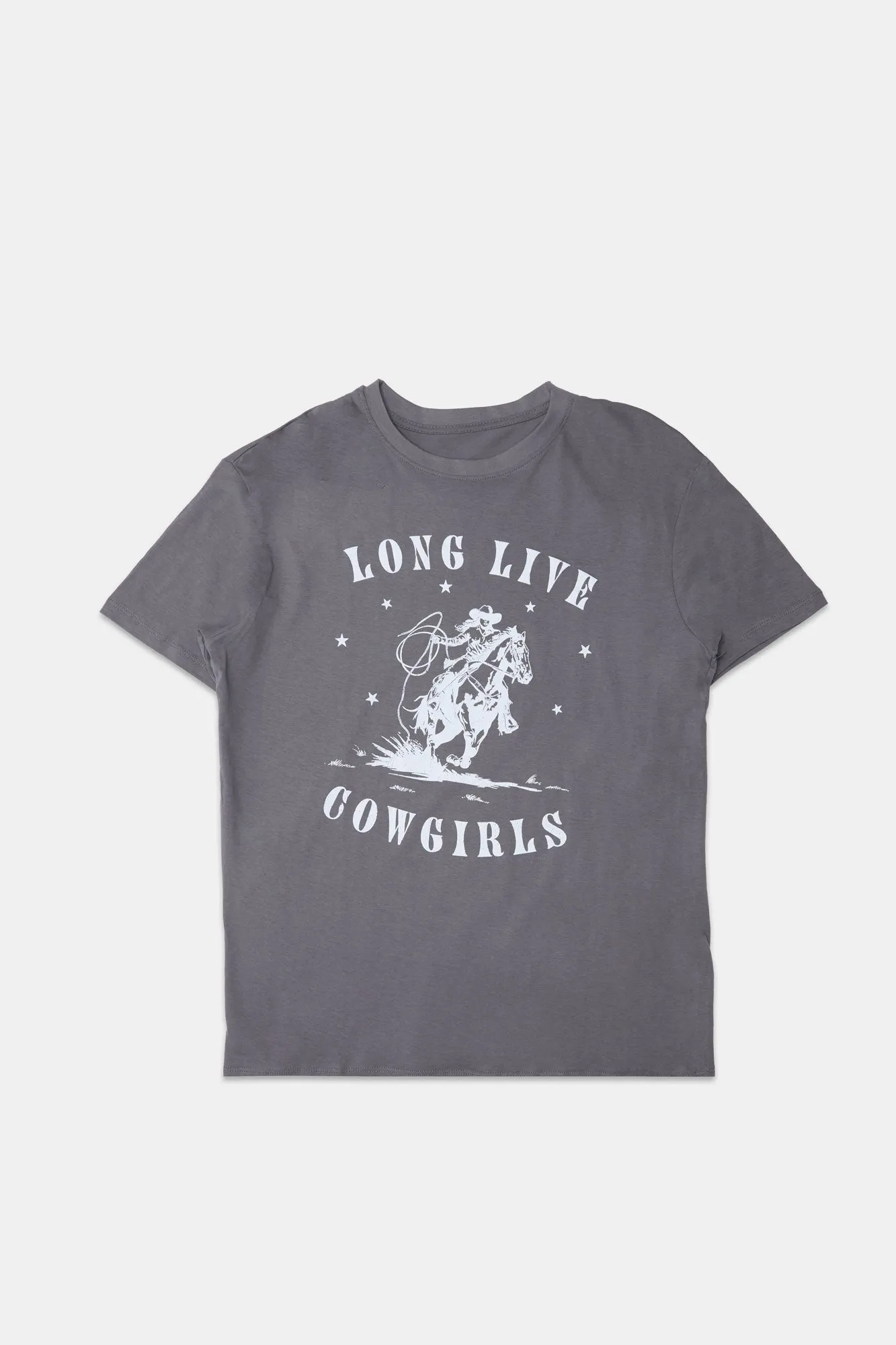 Long Live Cowgirls Graphic Boyfriend Tee sold by Bluenotes