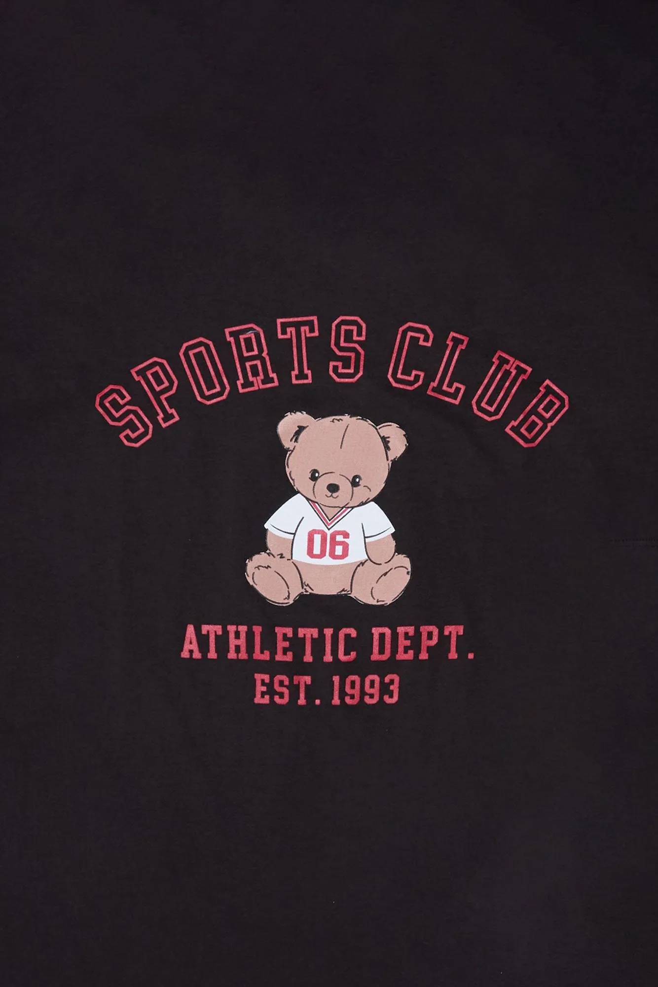 Sports Club Teddy Graphic Boyfriend Tee sold by Bluenotes product image thumbnail 2