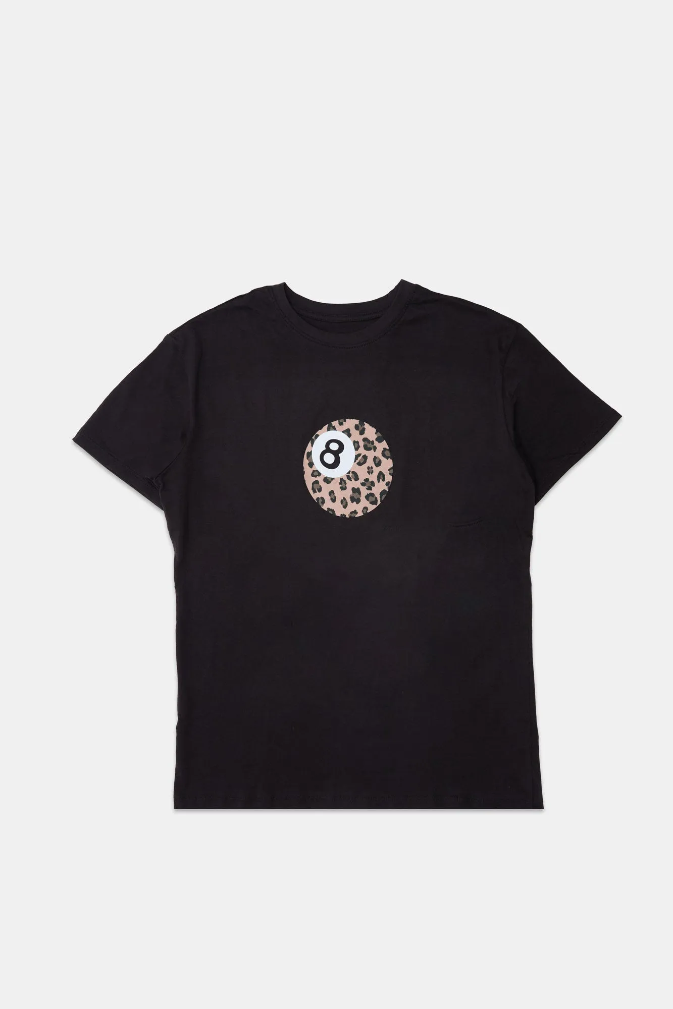 Leopard 8 Ball Graphic Boyfriend Tee sold by Bluenotes