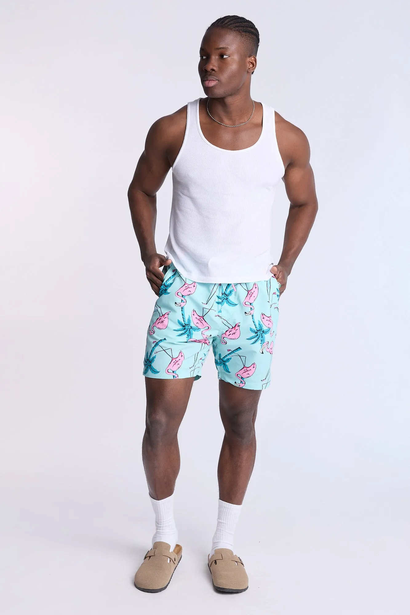 Flamingo 7" Swim Shorts sold by Bluenotes product image thumbnail 4