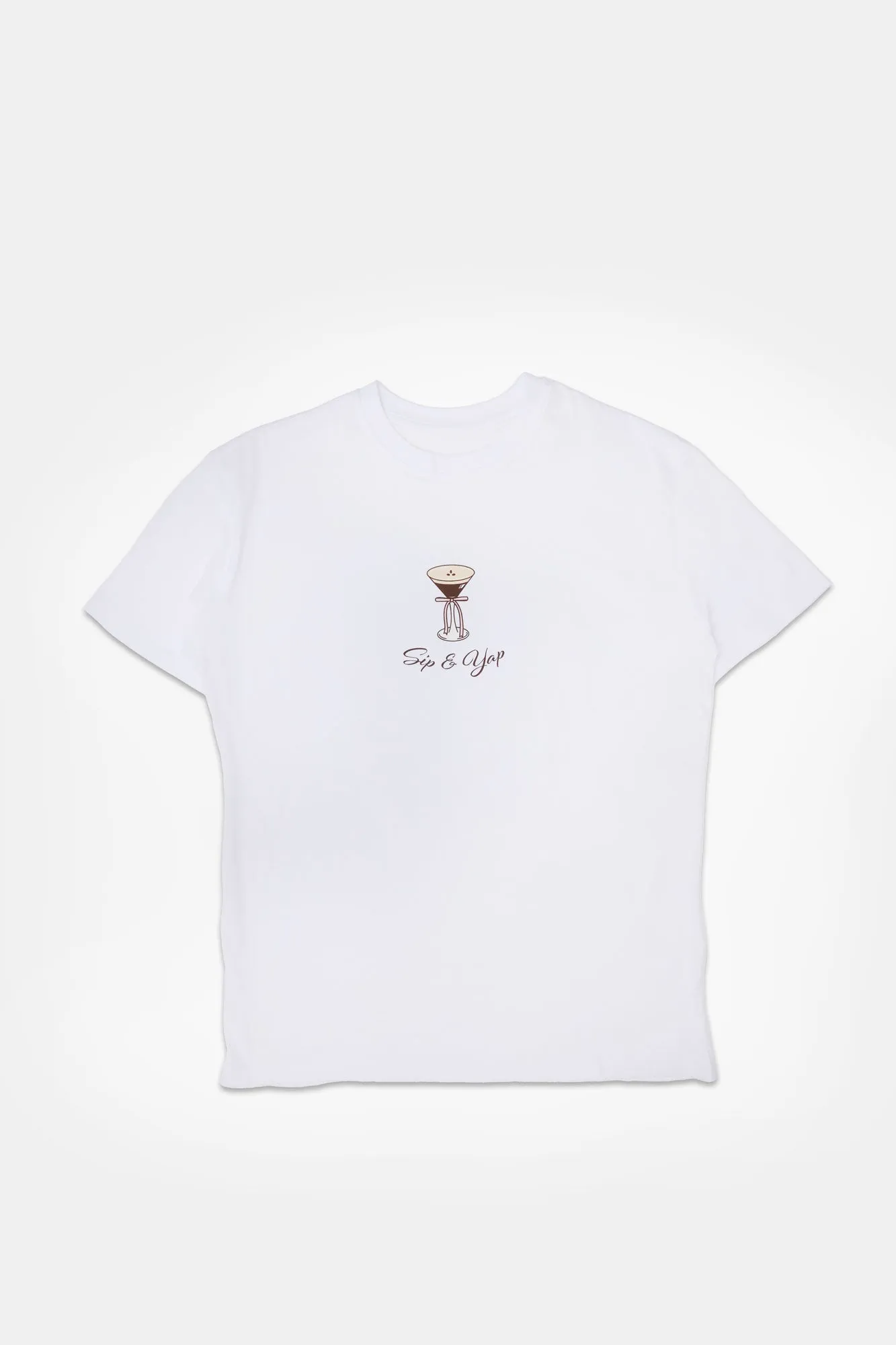 Espresso Martini Sip And Yap Graphic Boyfriend Tee sold by Bluenotes