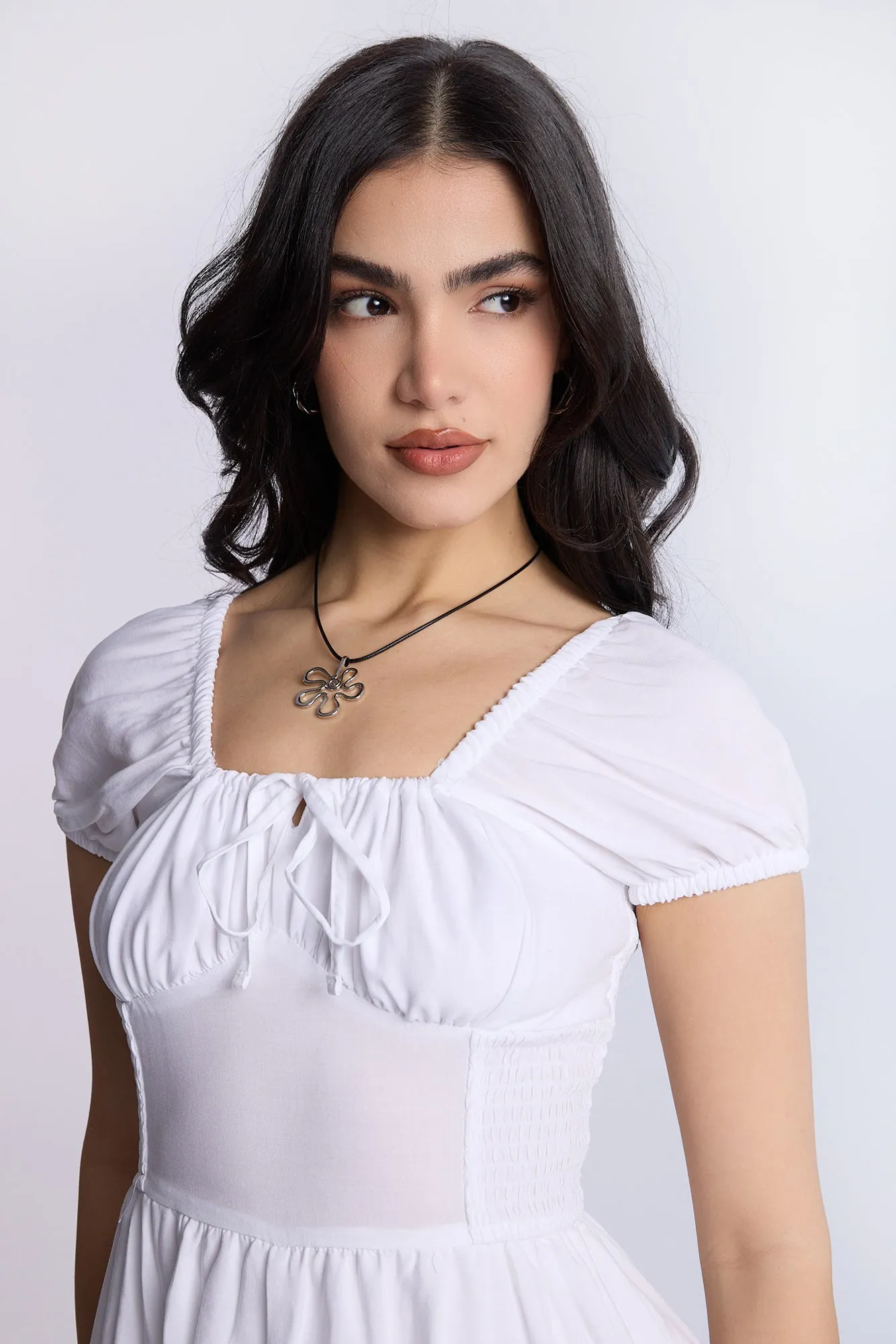 Smocked Corset Romper sold by Bluenotes product image thumbnail 3