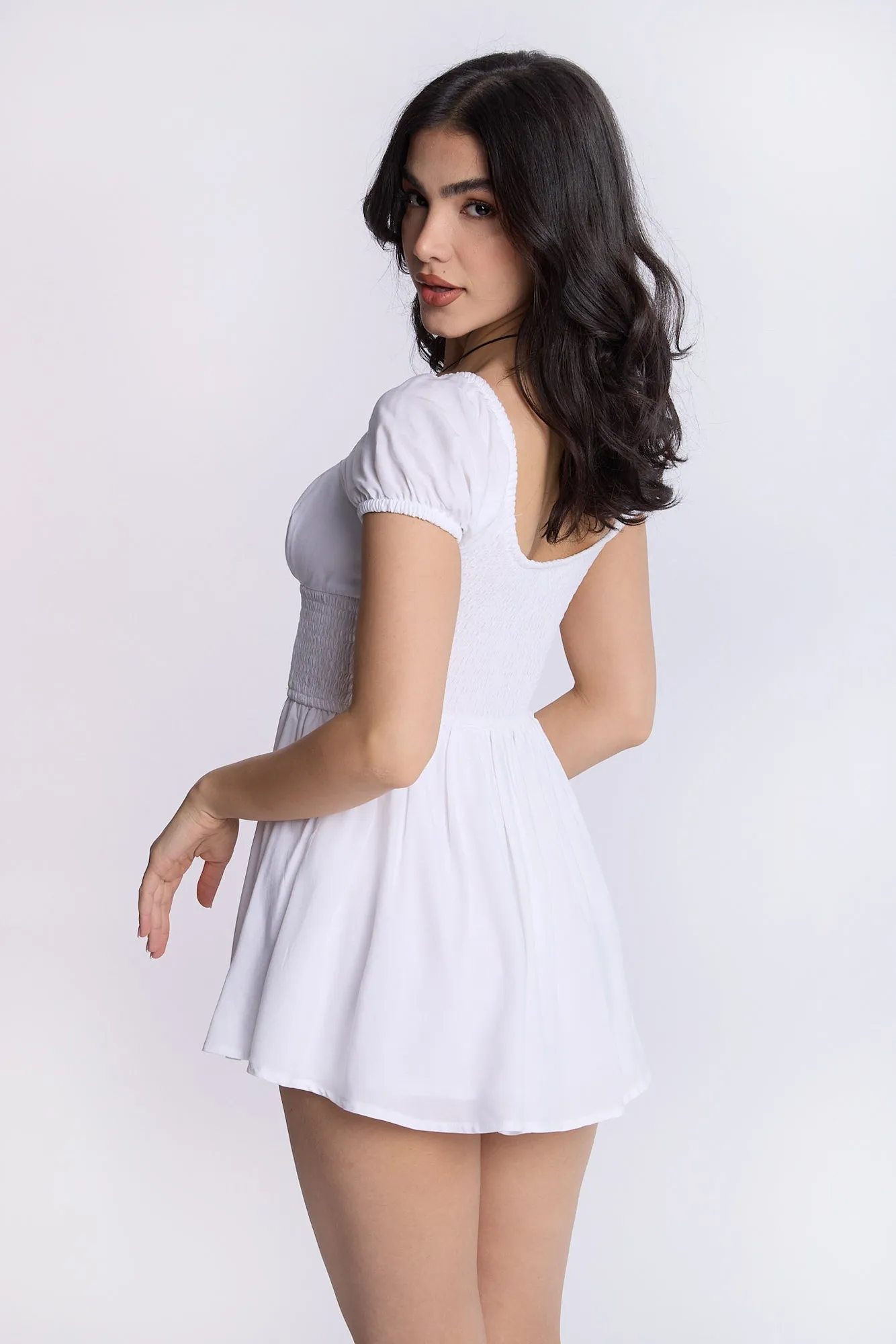 Smocked Corset Romper sold by Bluenotes product image thumbnail 4