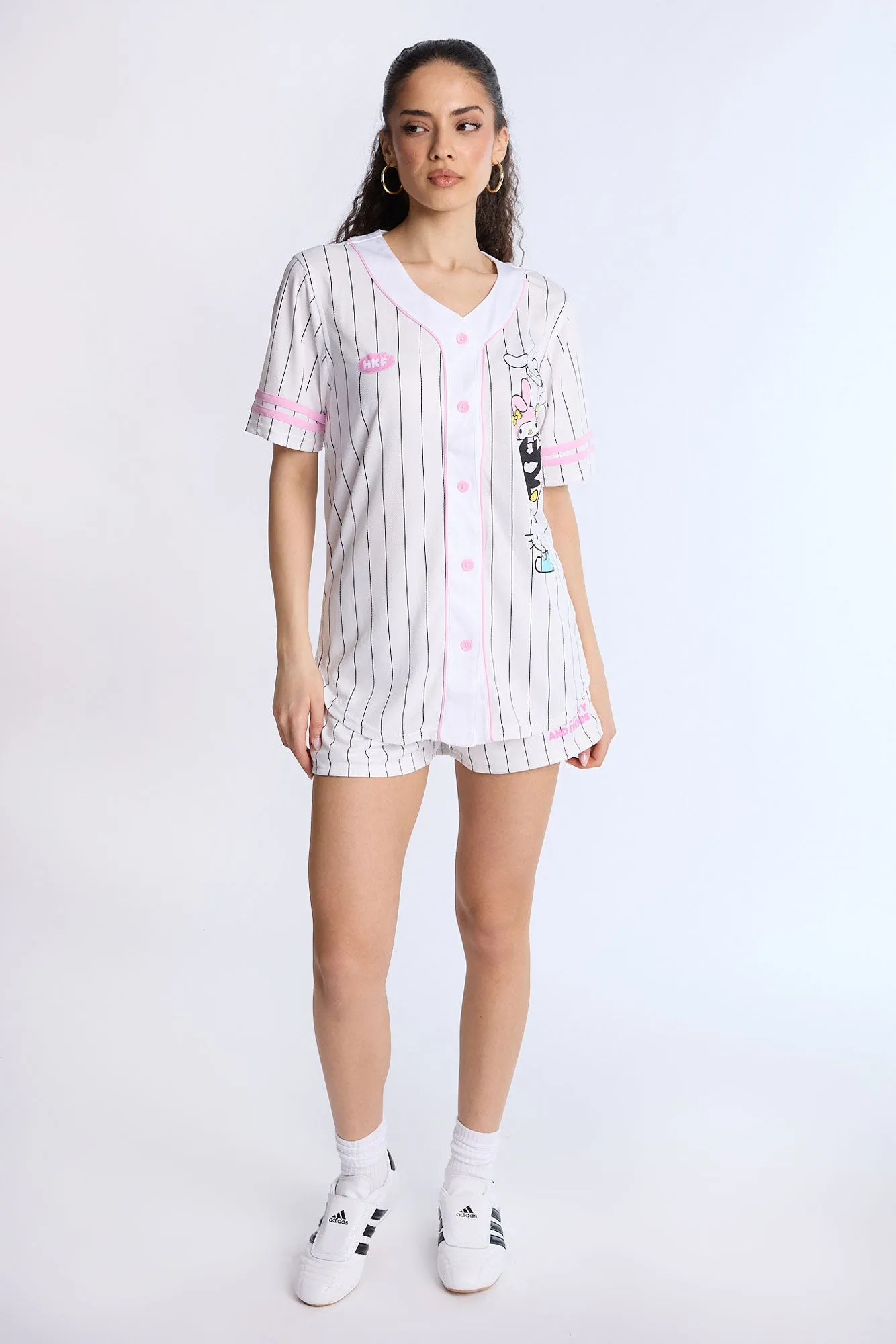 Hello Kitty And Friends Mesh Baseball Jersey sold by Bluenotes product image thumbnail 5
