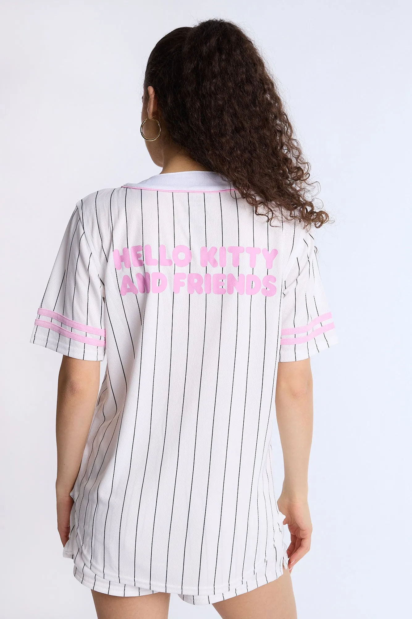 Hello Kitty And Friends Mesh Baseball Jersey sold by Bluenotes product image thumbnail 2