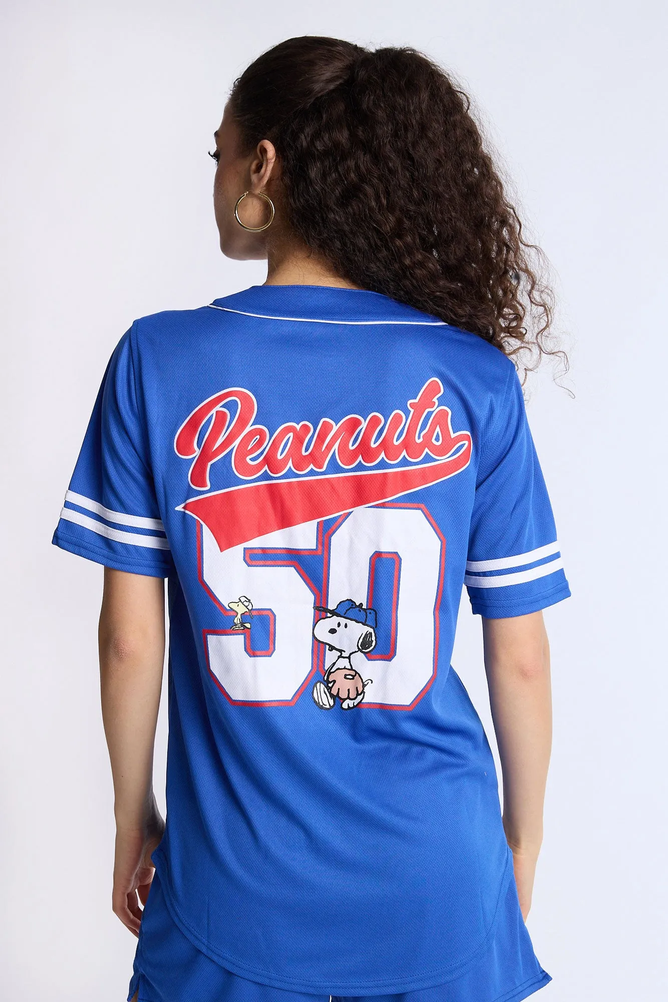 Peanuts 50 Mesh Baseball Jersey sold by Bluenotes product image thumbnail 2