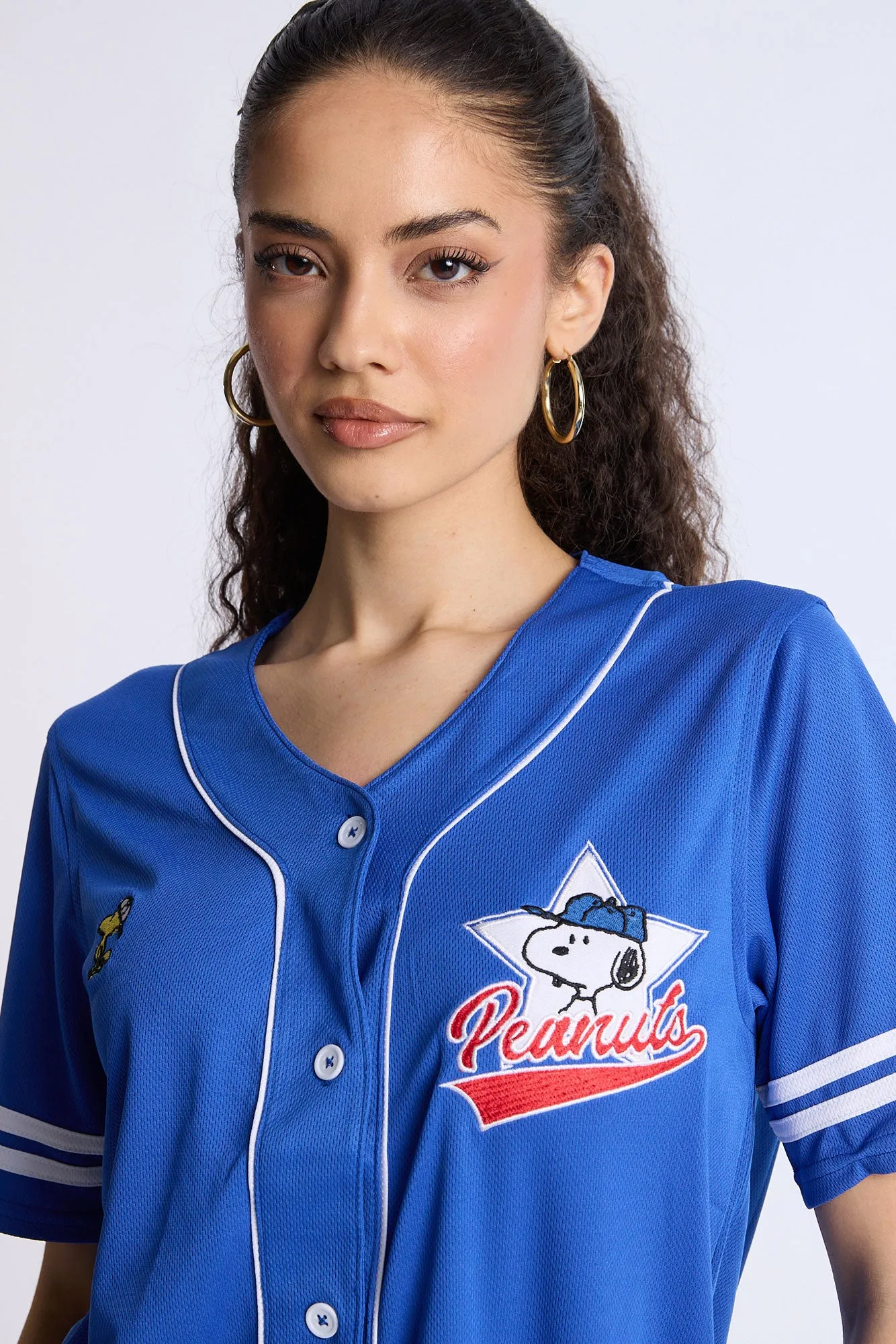 Peanuts 50 Mesh Baseball Jersey sold by Bluenotes product image thumbnail 3