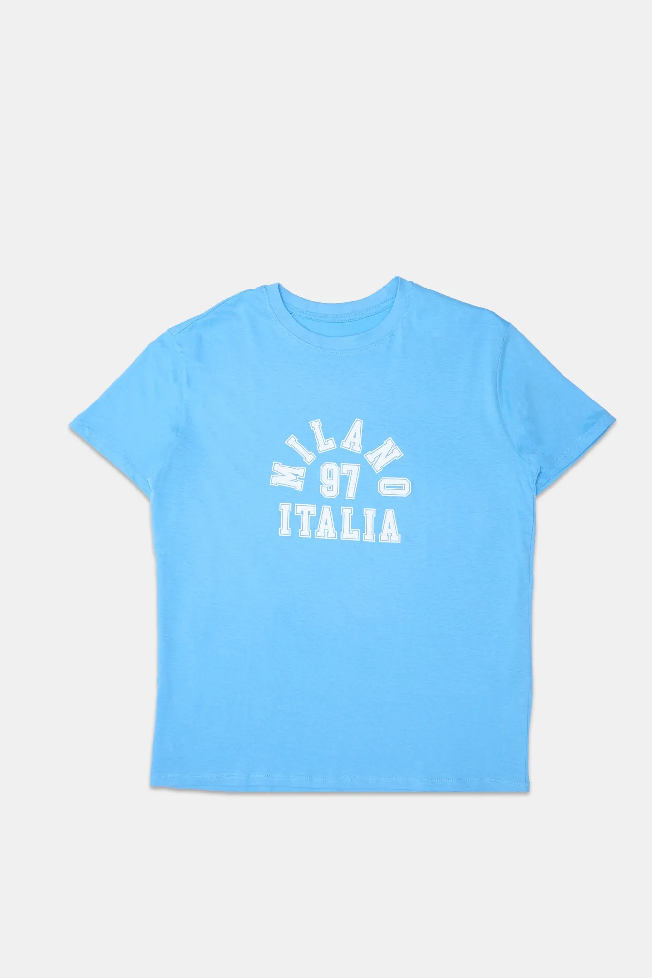 Milano Italia '97 Graphic Boyfriend Tee sold by Bluenotes