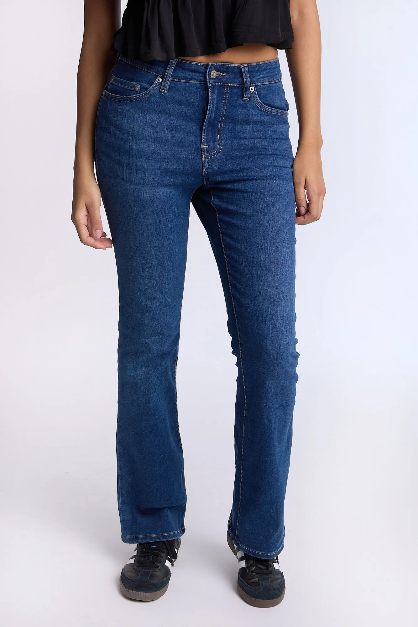 AERO Mid Rise Bootcut Jeans sold by Bluenotes