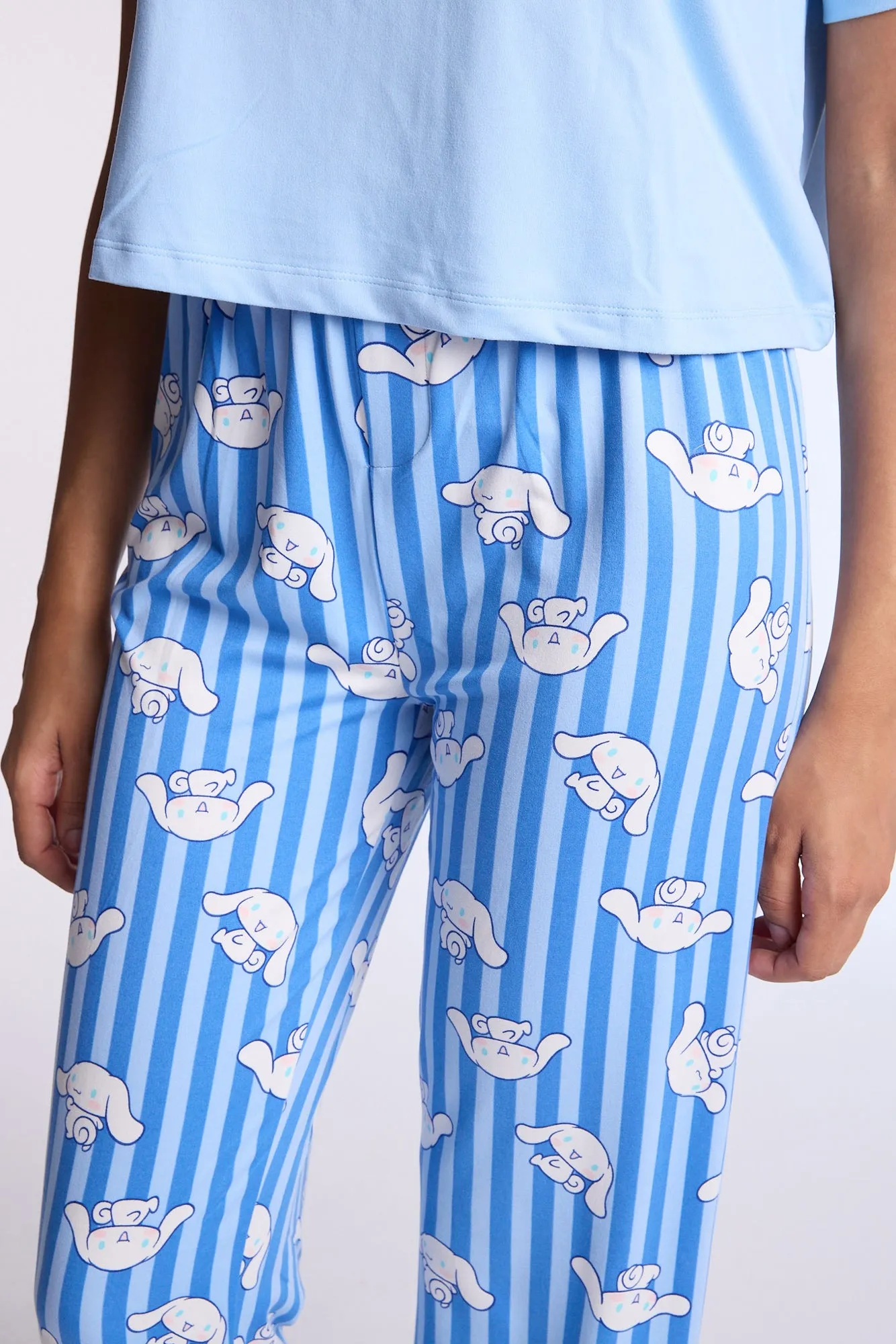 Cinnamoroll Super Soft Pajama Tee And Pants 2-Piece Set sold by Bluenotes product image thumbnail 5