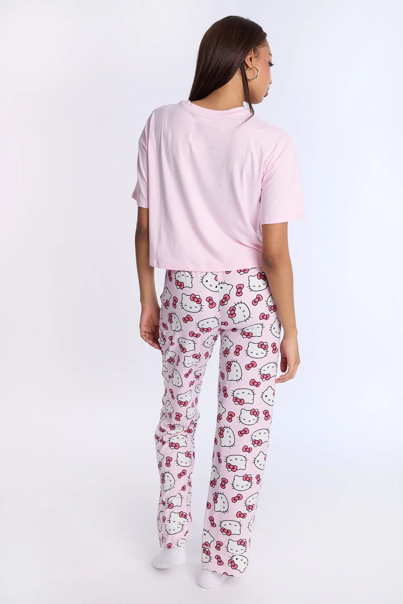 Hello Kitty Super Soft Pajama Tee And Pants 2-Piece Set sold by Bluenotes product image thumbnail 3