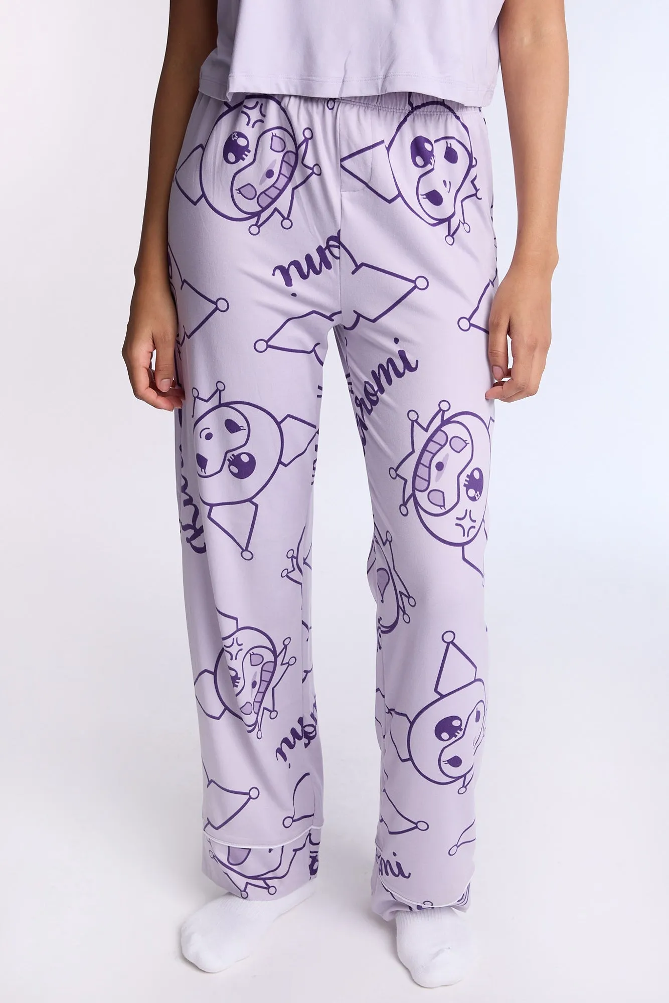 Kuromi Super Soft Pajama Tee And Pants 2-Piece Set sold by Bluenotes product image thumbnail 5