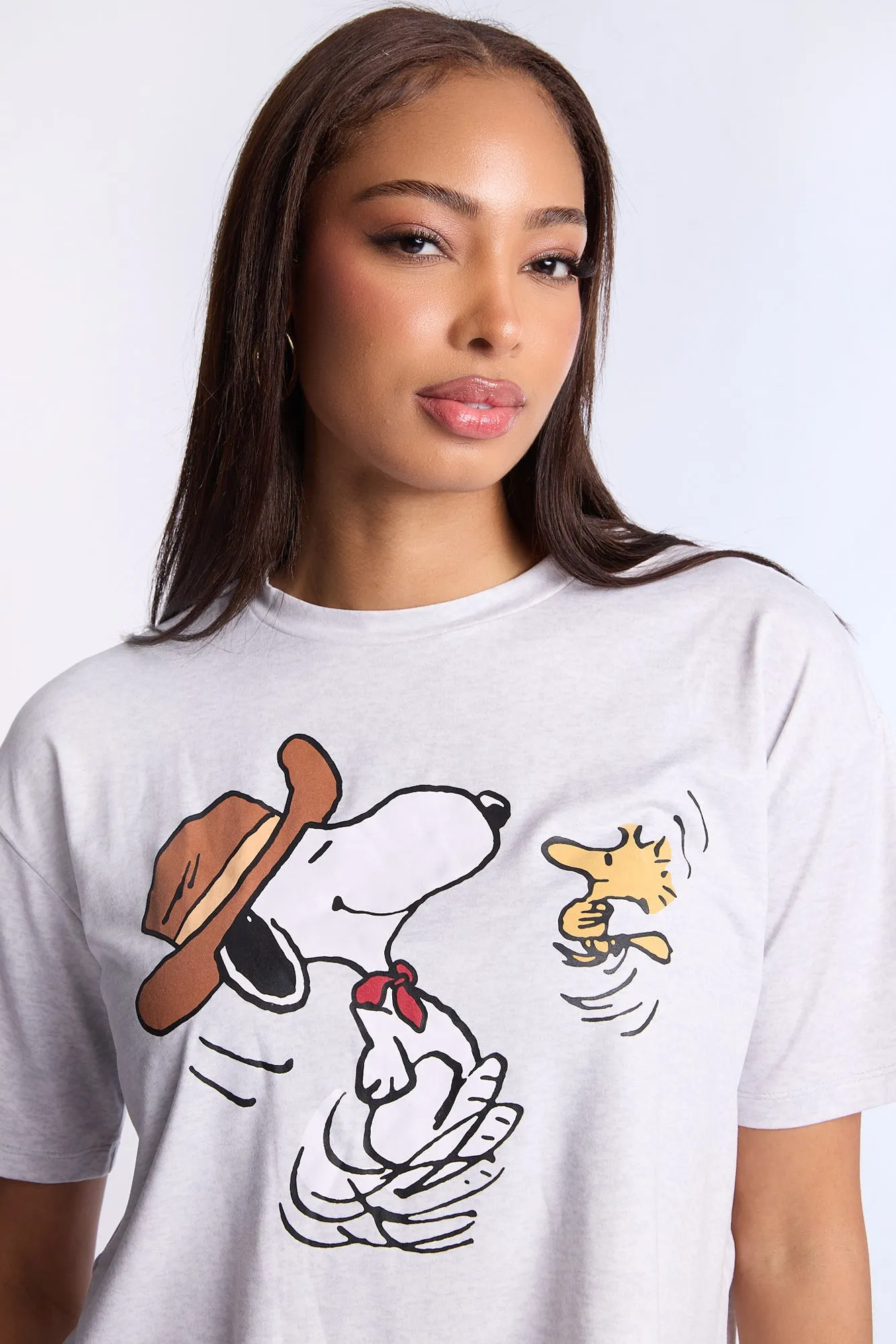 Peanuts Western Super Soft Pajama Tee And Pants 2-Piece Set sold by Bluenotes product image thumbnail 2