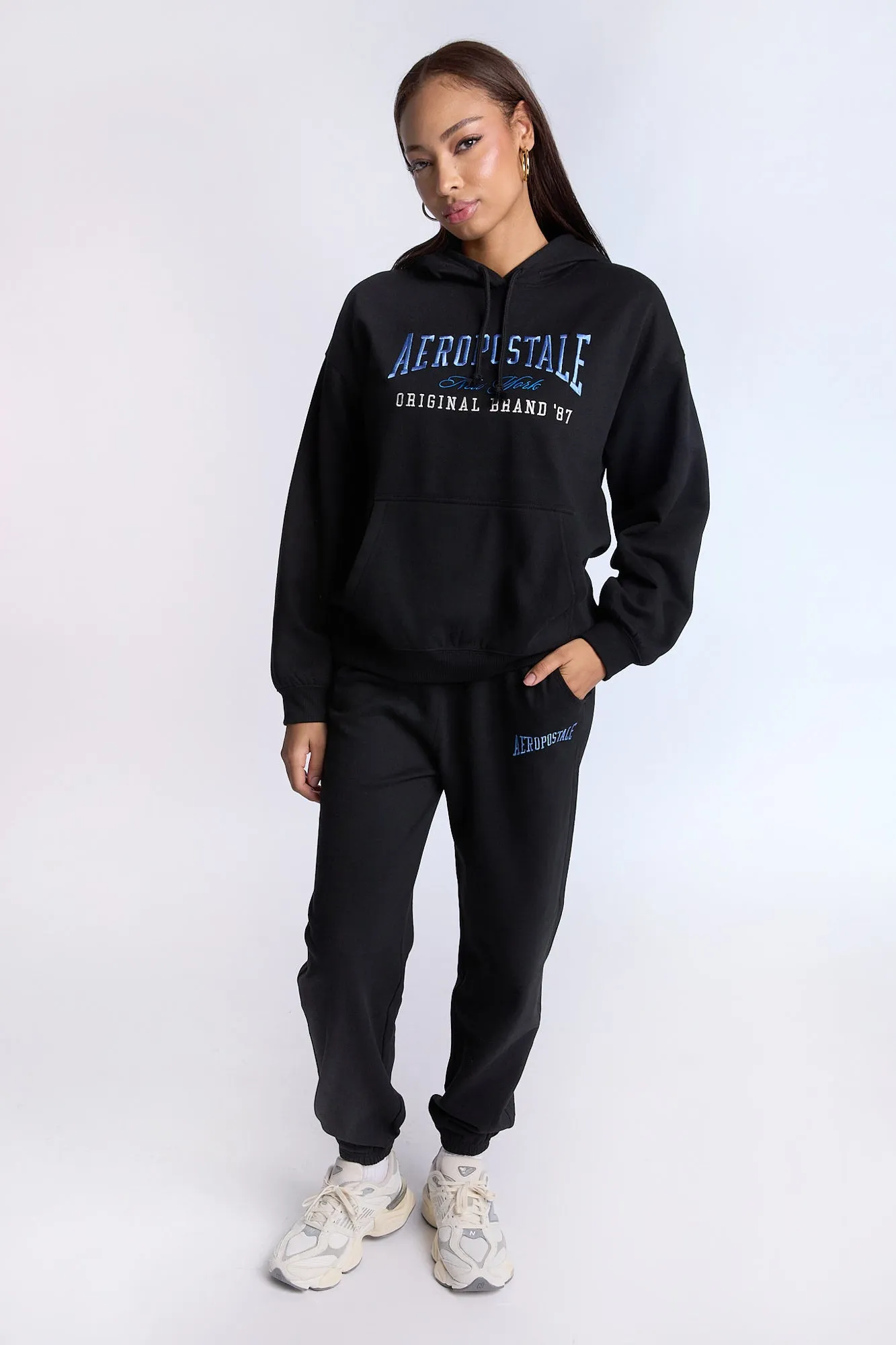 AERO Graphic Boyfriend Hoodie sold by Bluenotes product image thumbnail 5