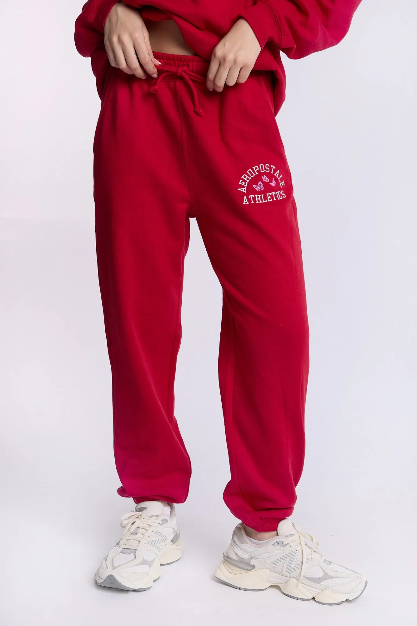 AERO Graphic Boyfriend Jogger sold by Bluenotes