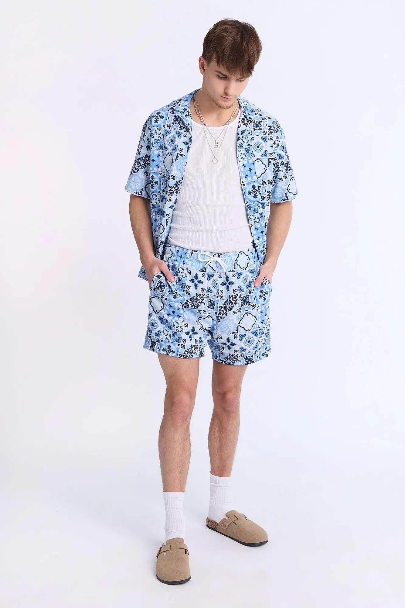 Mosaic Seersucker 5.5" Swim Trunks sold by Bluenotes product image thumbnail 4