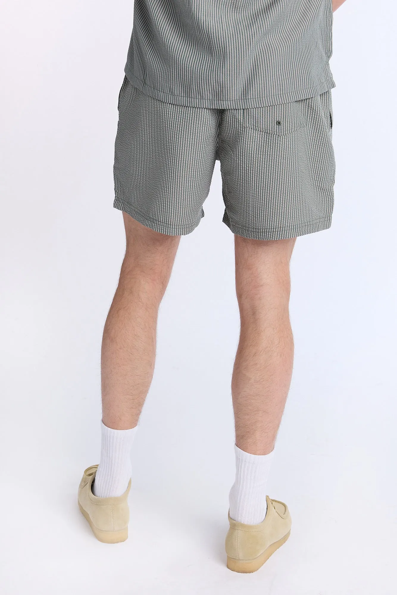 Striped Seersucker 5.5" Swim Trunks sold by Bluenotes product image thumbnail 3