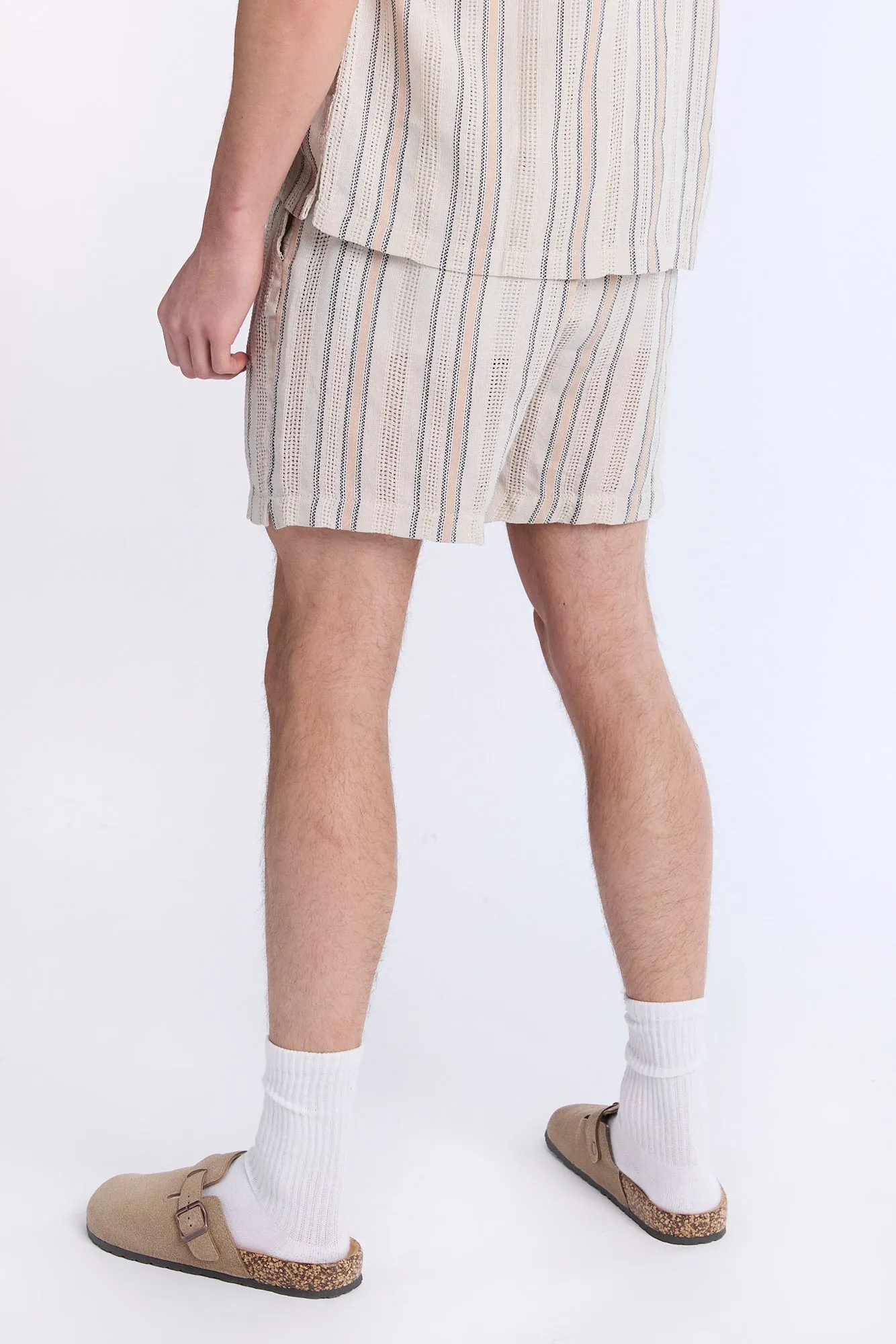 Textured Striped Shorts sold by Bluenotes product image thumbnail 3