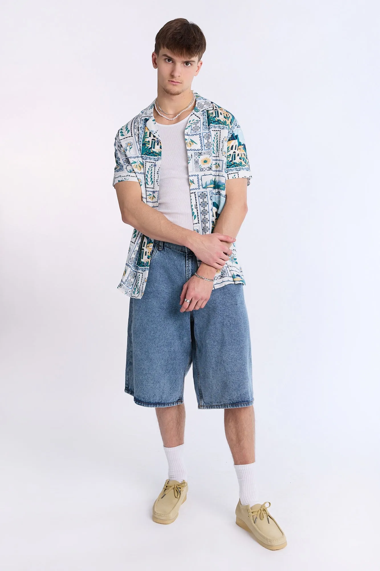 Destination Graphic Short Sleeve Resort Shirt sold by Bluenotes product image thumbnail 4