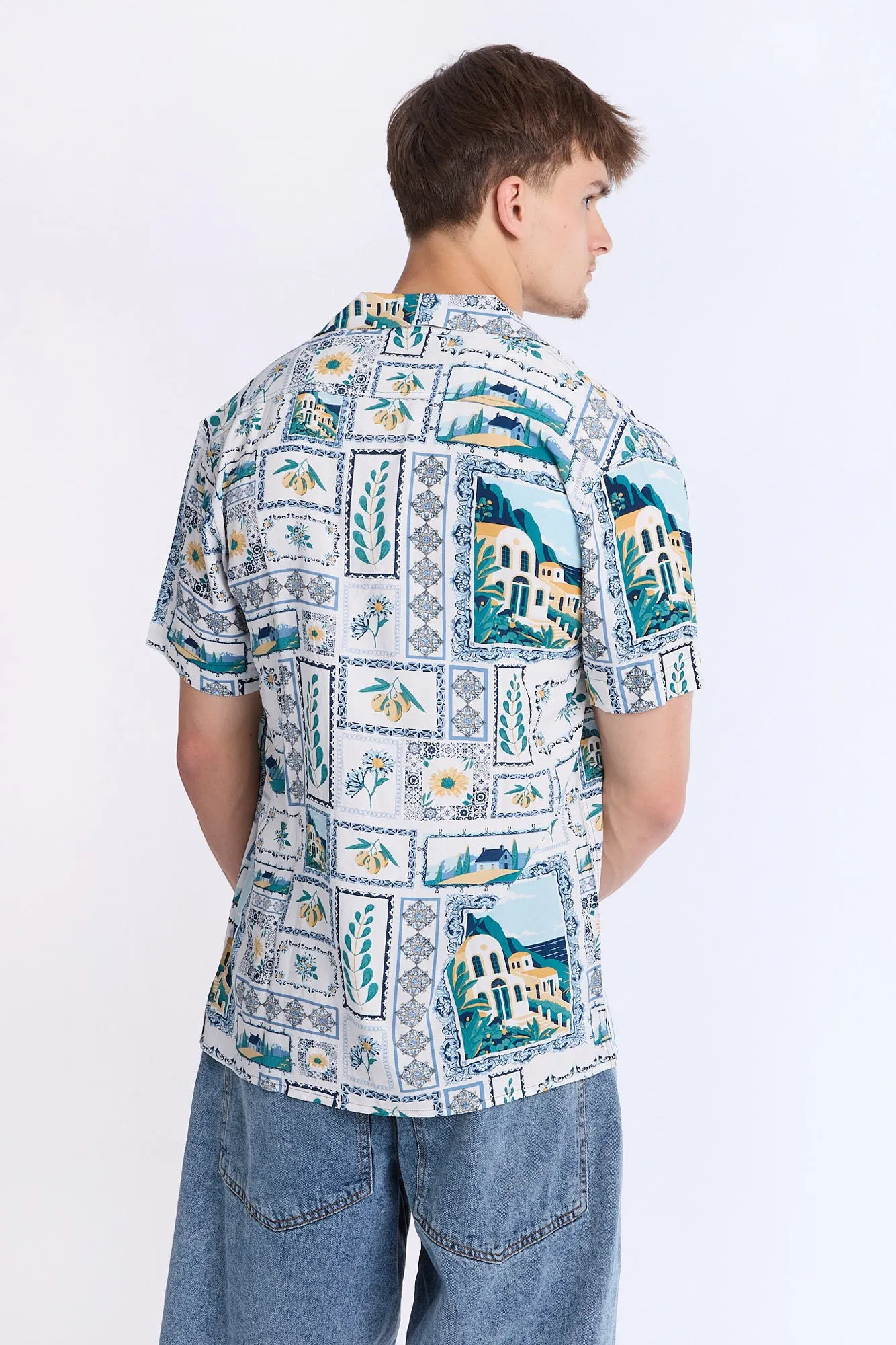 Destination Graphic Short Sleeve Resort Shirt sold by Bluenotes product image thumbnail 3
