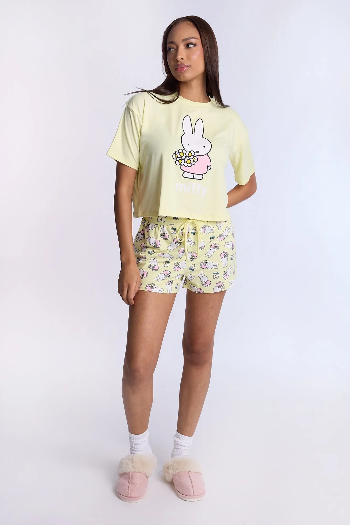 Miffy Super Soft Pajama Tee And Shorts 2-Piece Set sold by Bluenotes product image thumbnail 4