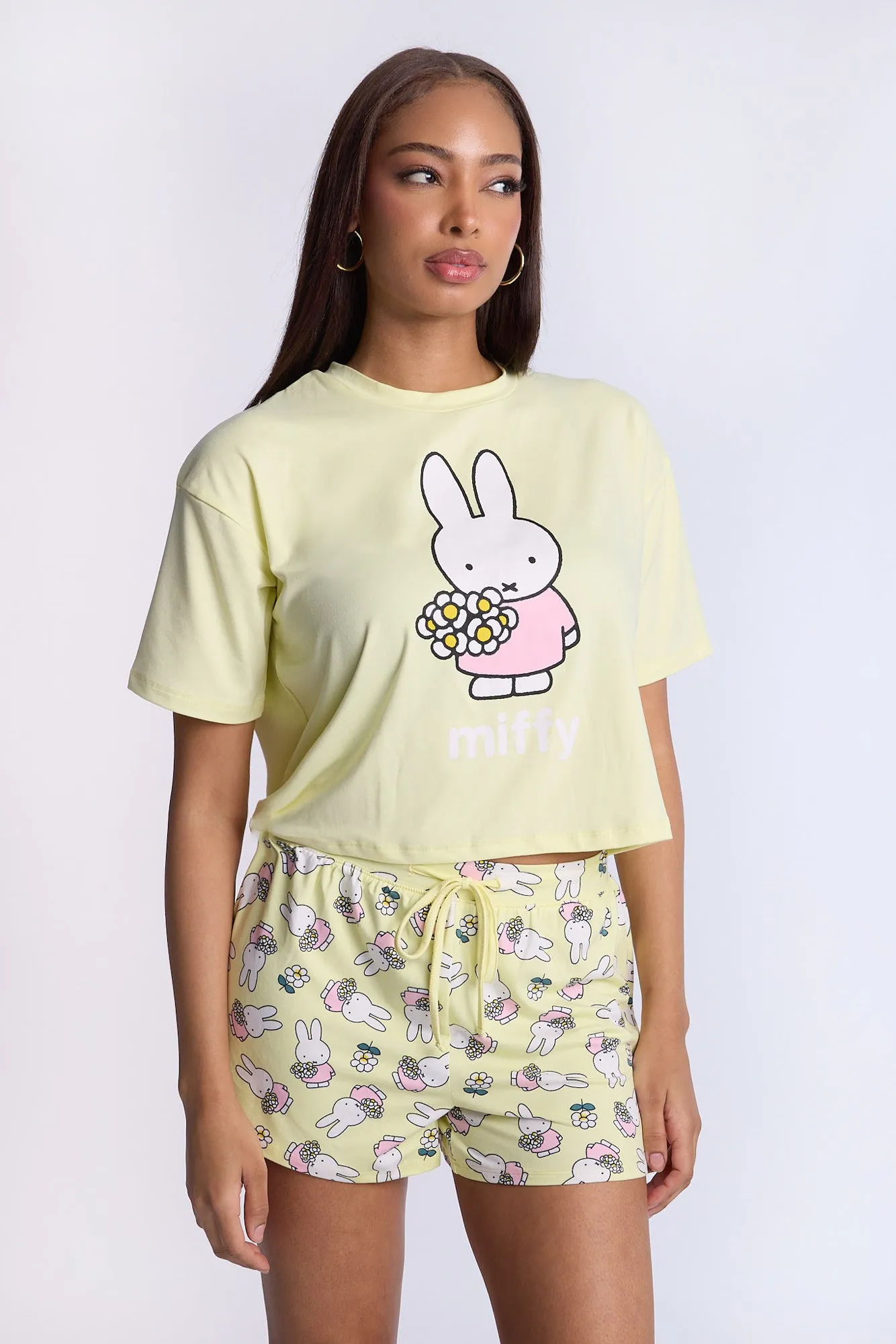 Miffy Super Soft Pajama Tee And Shorts 2-Piece Set sold by Bluenotes