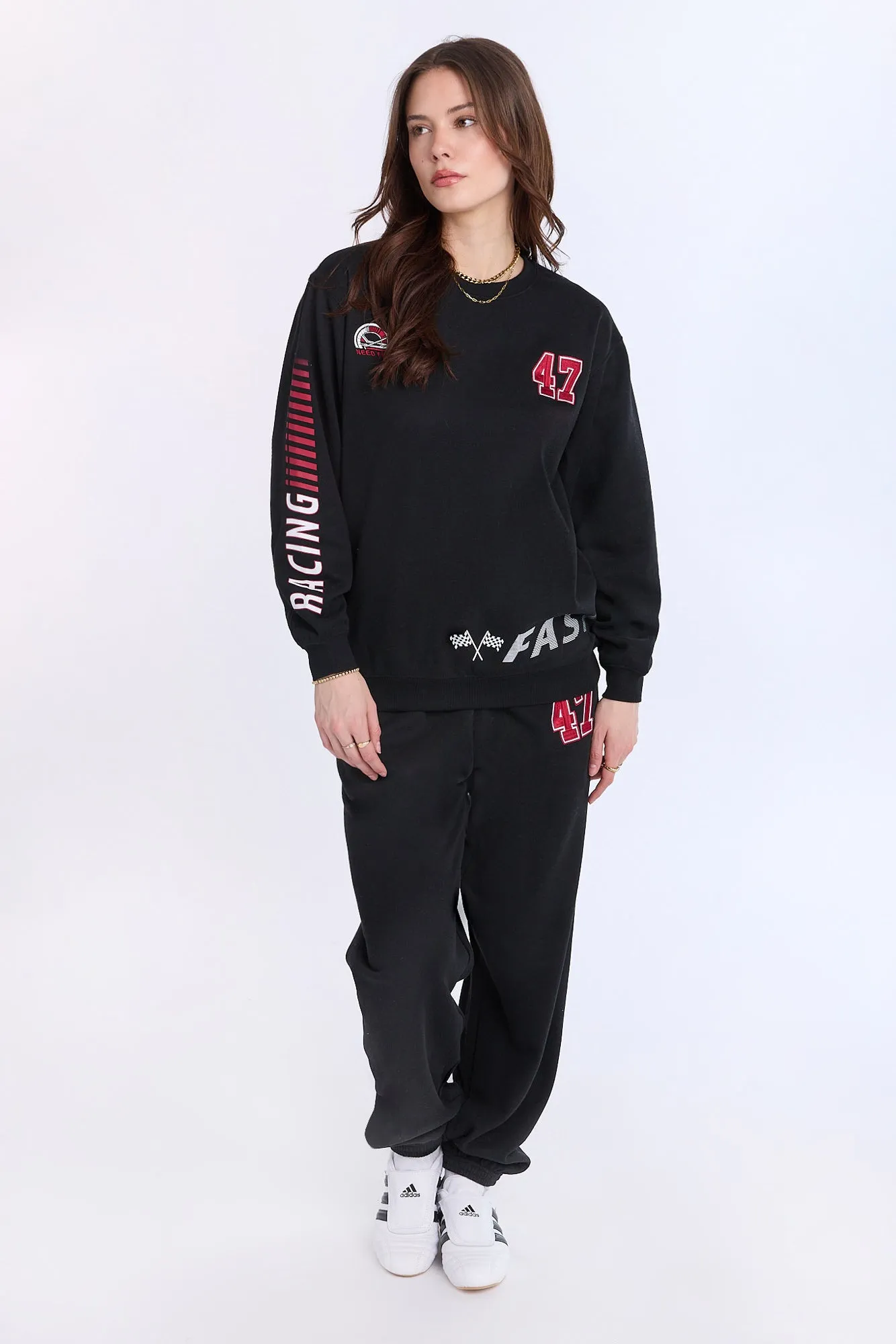 AERO Crew Neck Oversized Sweatshirt sold by Bluenotes product image thumbnail 5