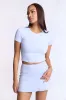 Super Smooth Short Sleeve Skimmer Top sold by Bluenotes