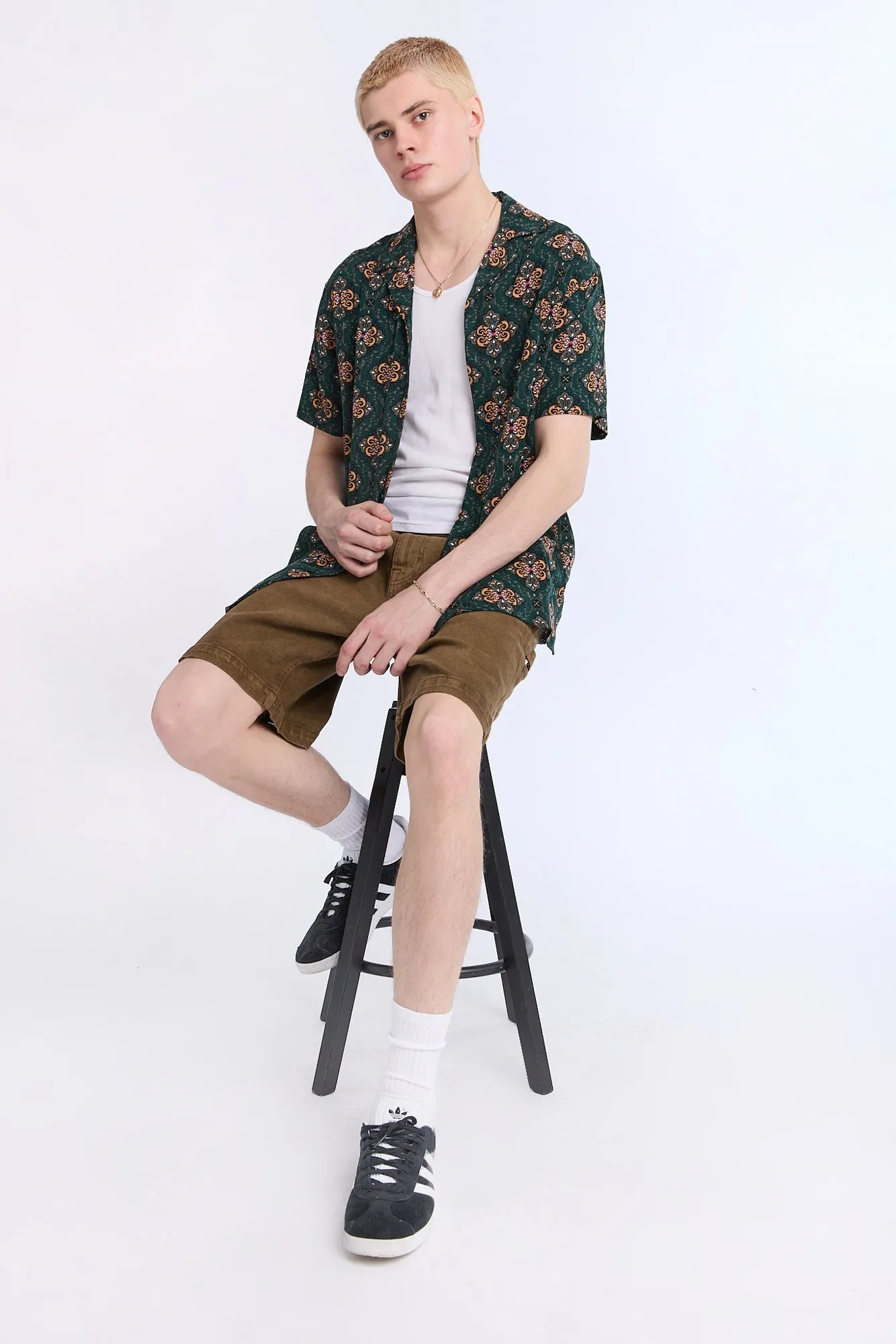 Patterned Graphic Short Sleeve Resort Shirt sold by Bluenotes product image thumbnail 5