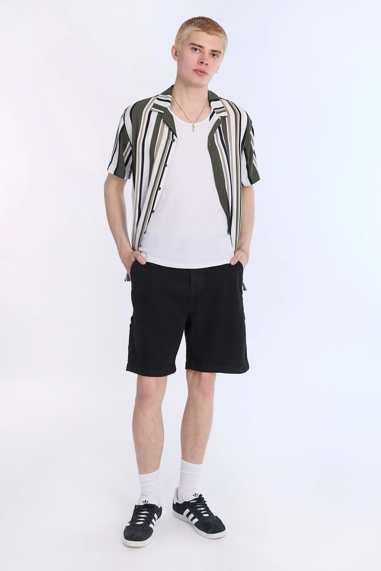 Striped Short Sleeve Resort Shirt sold by Bluenotes product image thumbnail 5