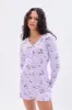 Super Soft Peanuts Snoopy Printed Long Sleeve Pajama Romper sold by Bluenotes