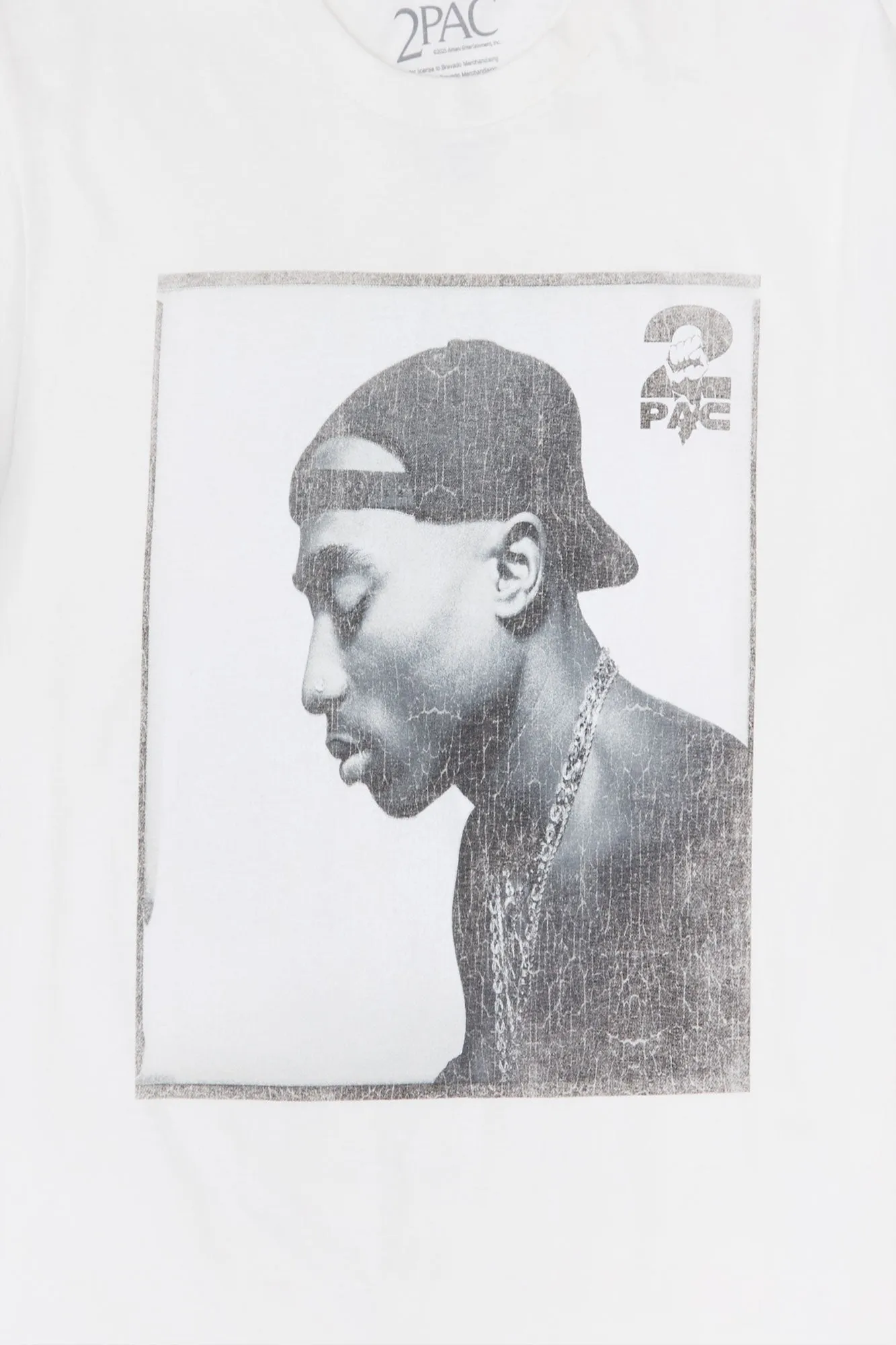 Tupac Portrait Graphic Tee sold by Bluenotes product image thumbnail 2