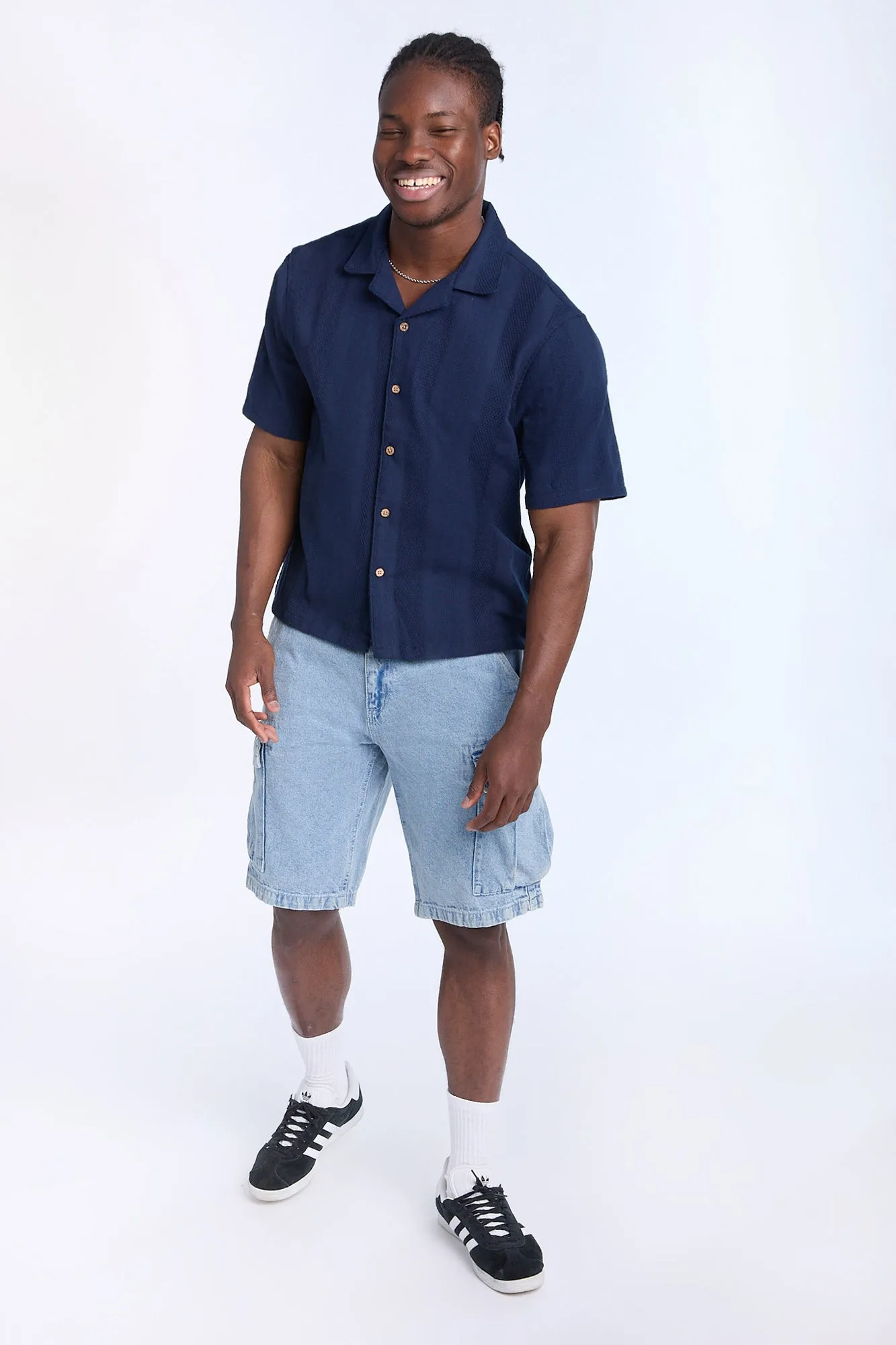 Textured Knit Short Sleeve Shirt sold by Bluenotes product image thumbnail 4