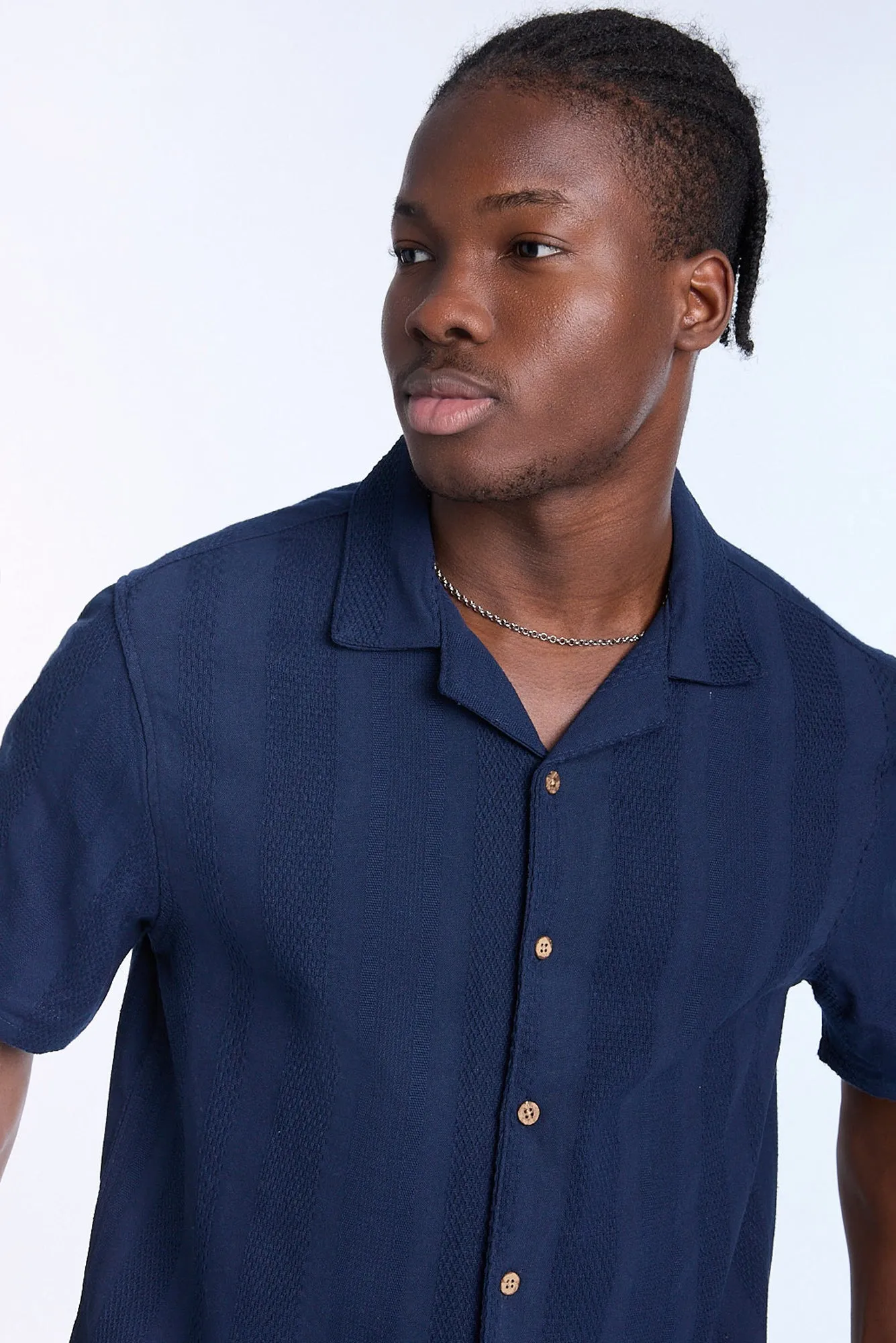 Textured Knit Short Sleeve Shirt sold by Bluenotes product image thumbnail 2
