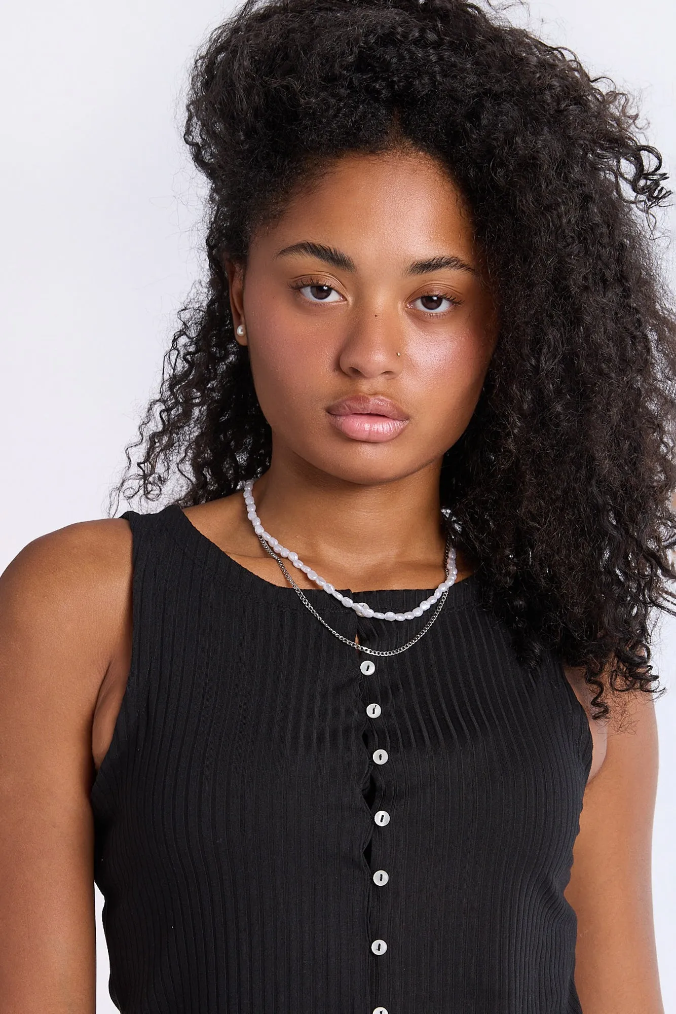 Button-Front Tank Top sold by Bluenotes product image thumbnail 2