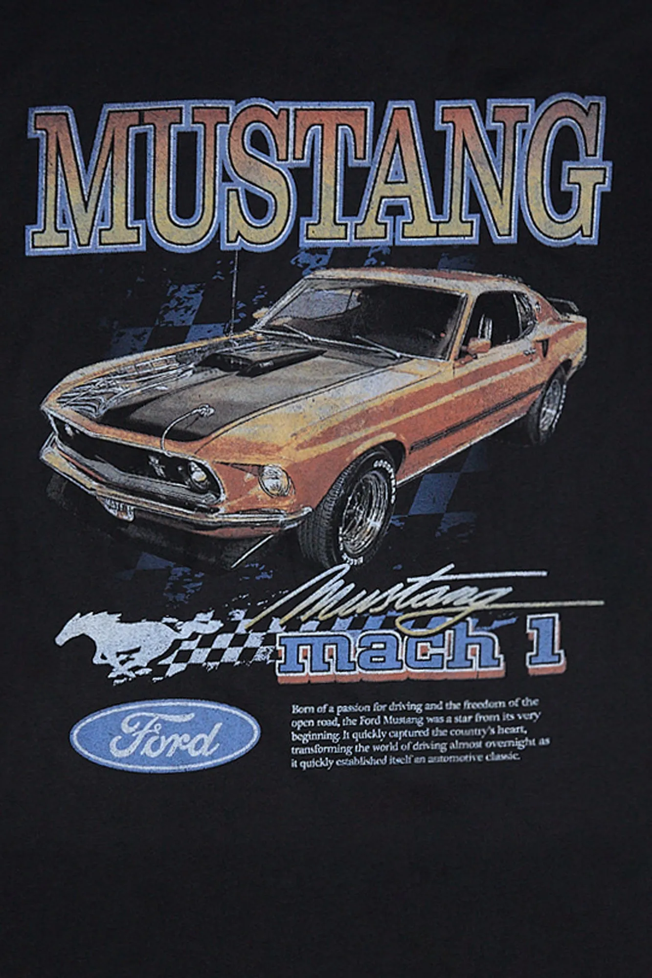 Ford Mustang Graphic Tee sold by Bluenotes product image thumbnail 2