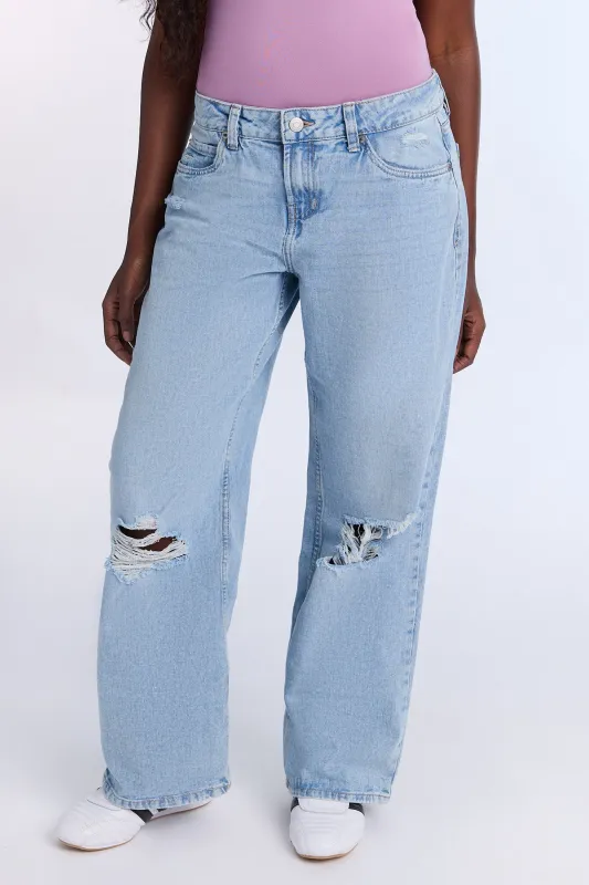 AERO Low Rise Baggy Jeans sold by Bluenotes