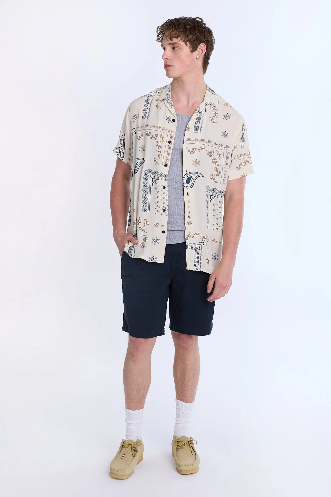Bandana Short Sleeve Resort Shirt sold by Bluenotes product image thumbnail 4