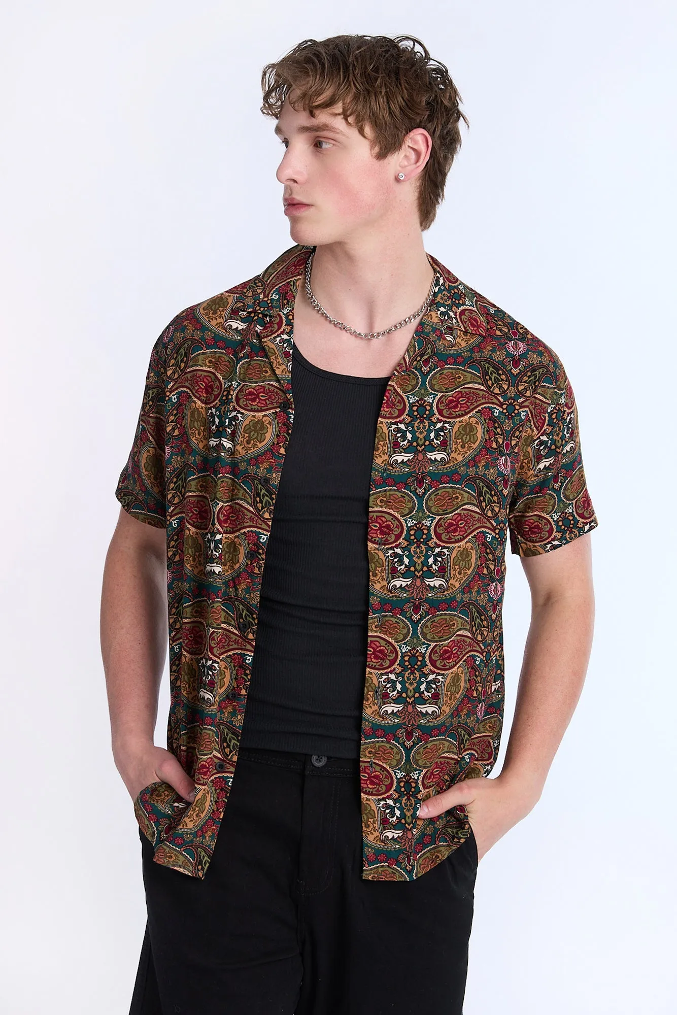 Paisley Short Sleeve Resort Shirt sold by Bluenotes
