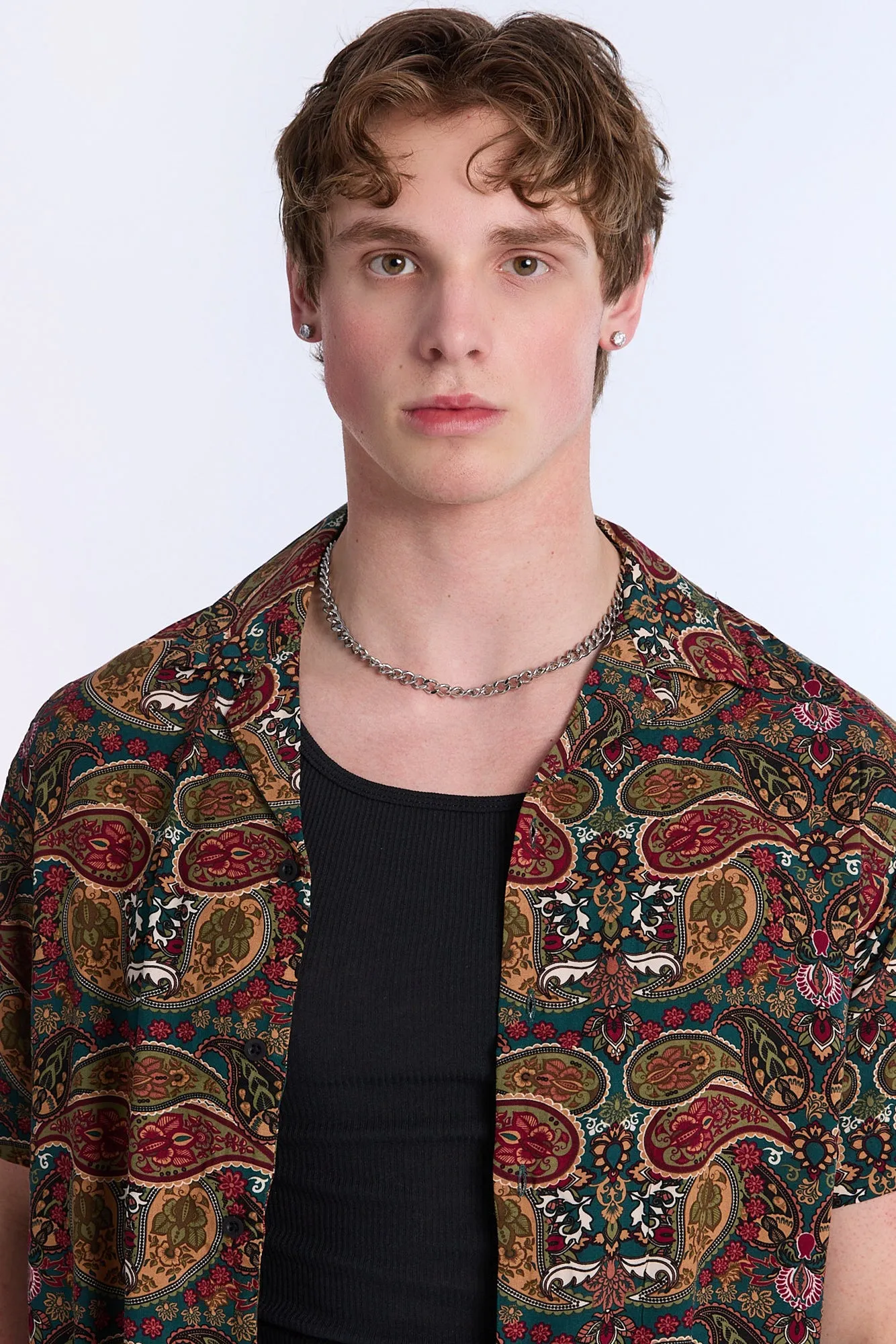 Paisley Short Sleeve Resort Shirt sold by Bluenotes product image thumbnail 2